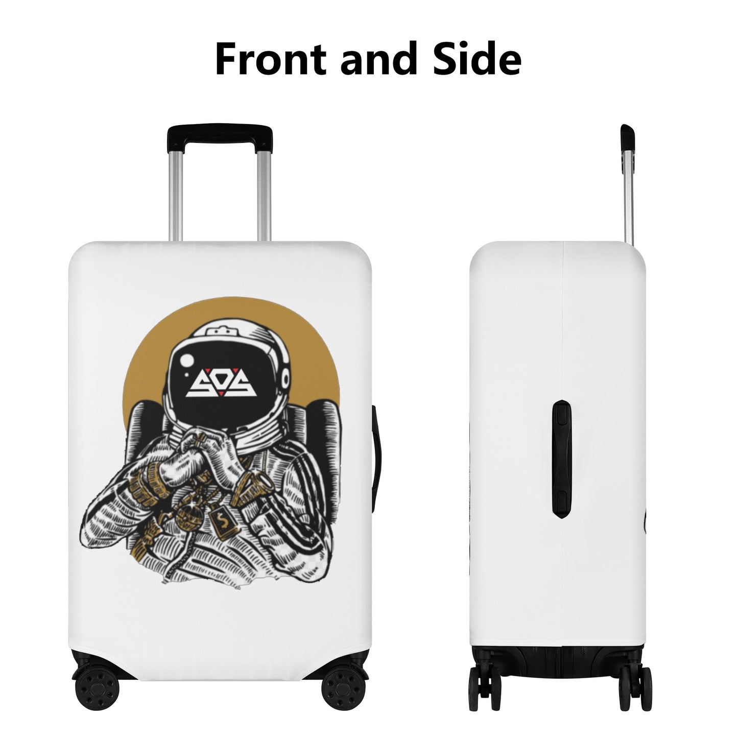 Astronaut Money Polyester Luggage