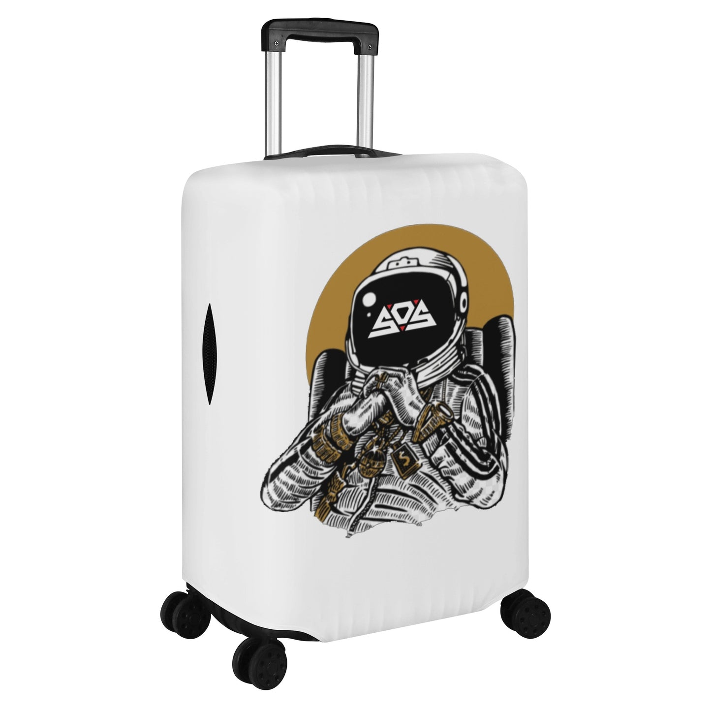 Astronaut Money Polyester Luggage