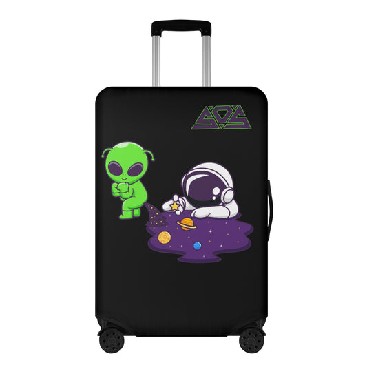 Space Aliens Polyester Luggage