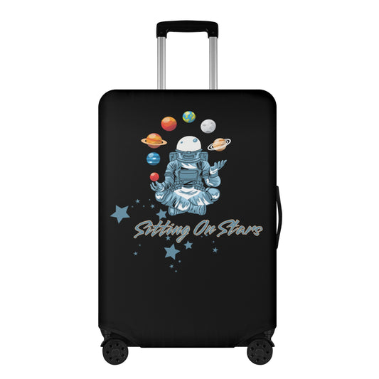 Sitting  On Stars Meditation Polyester Luggage