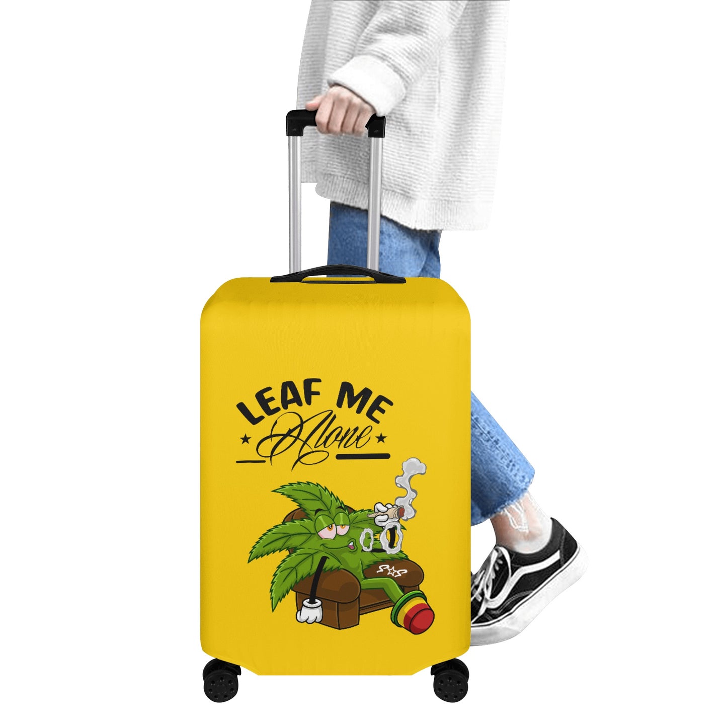 Leaf Me Alone 4/20 Edition Polyester Luggage