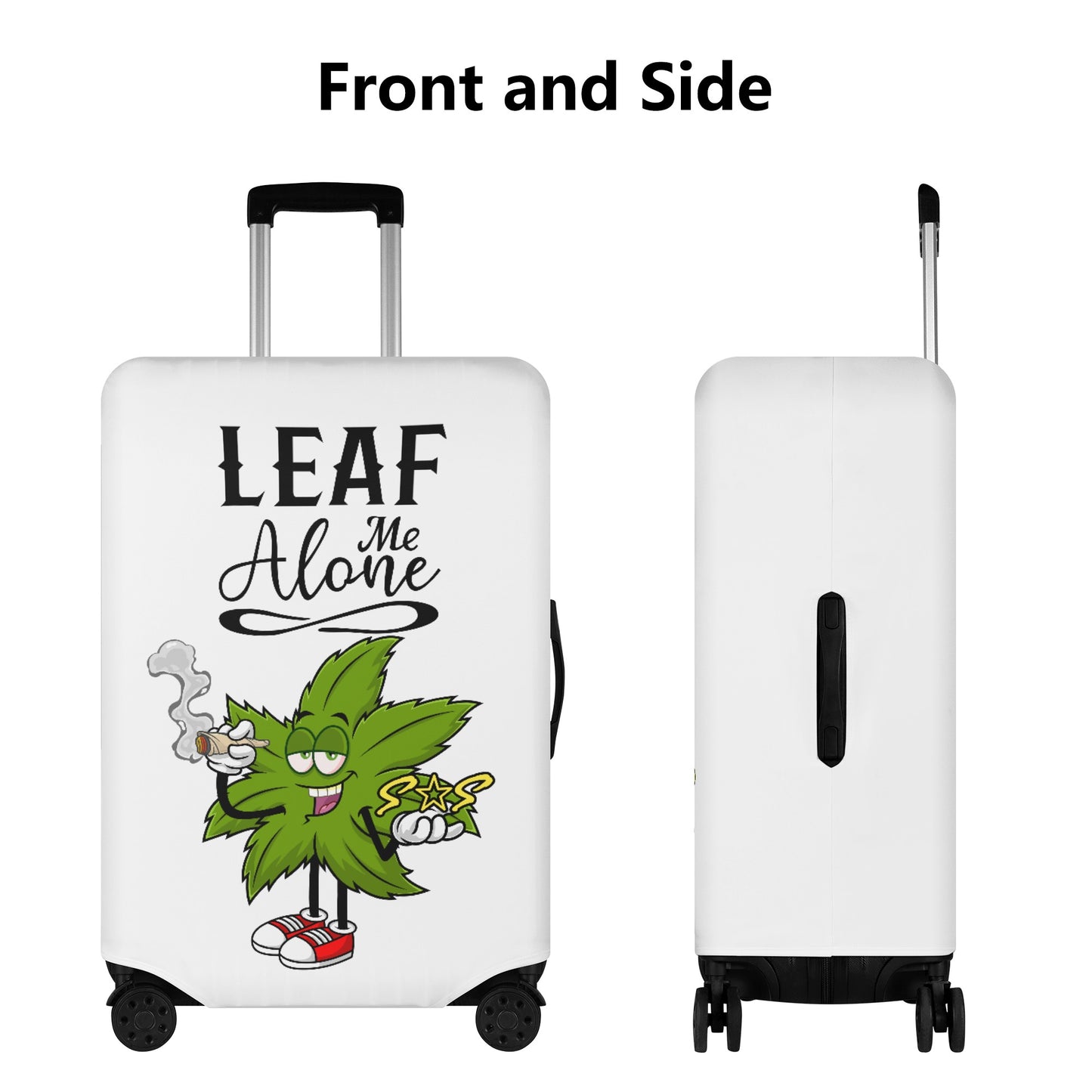 Leaf Me Alone 4/20 Edition Polyester Luggage