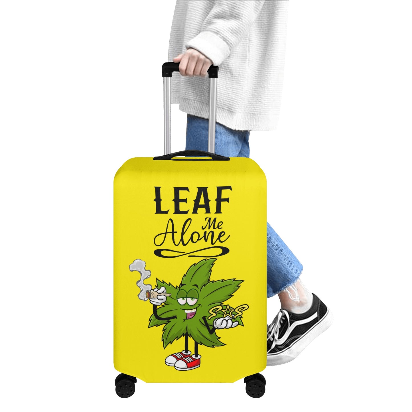 Leaf Me Alone 4/20 Edition Polyester Luggage