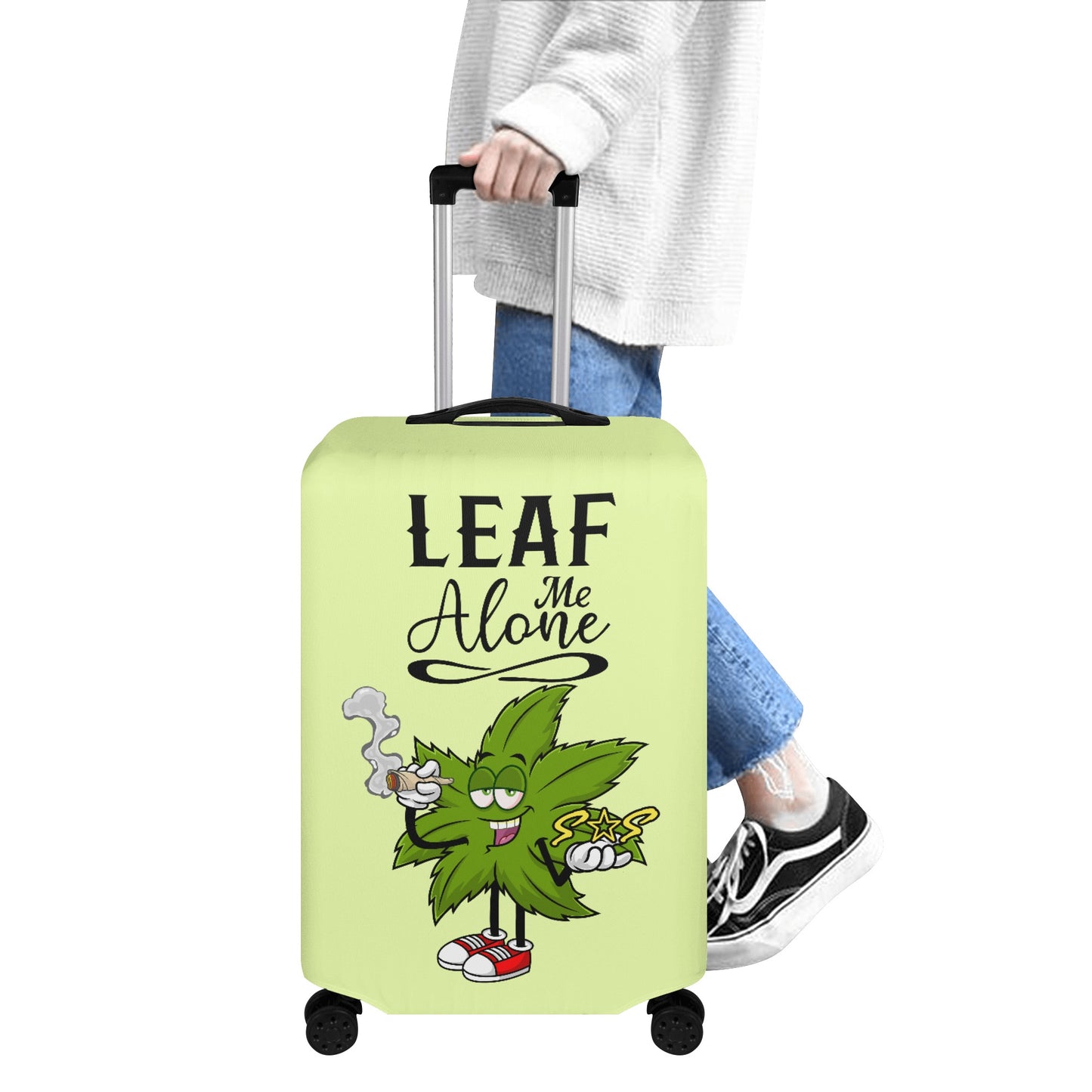 Leaf Me Alone 4/20 Edition Polyester Luggage