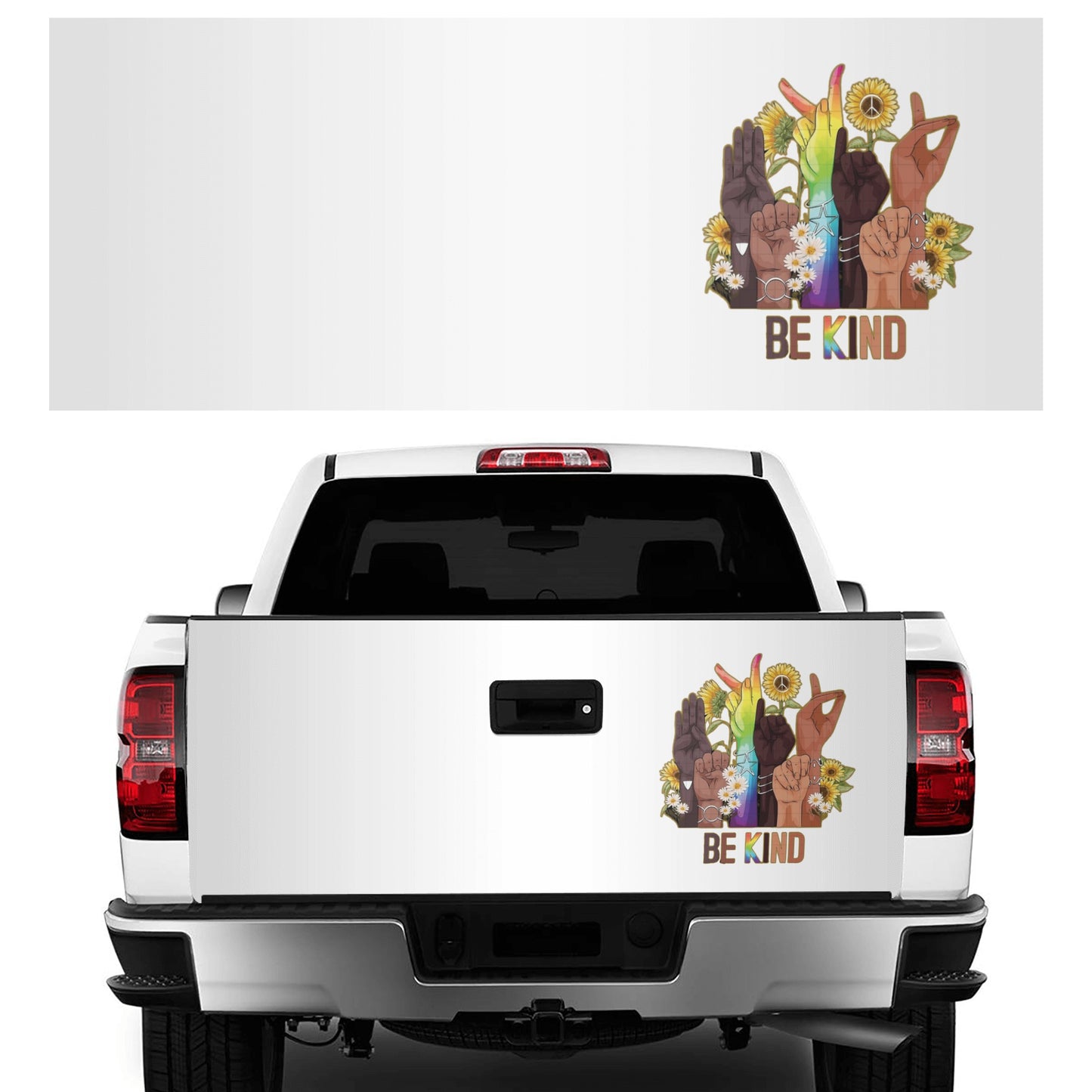 Be Kind (Pride Edition) Truck Decals Sticker