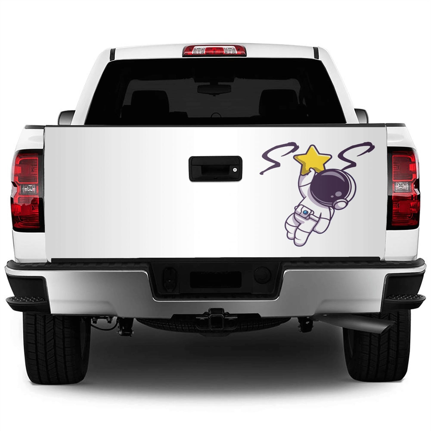 Space Man 23 Truck Decals Sticker