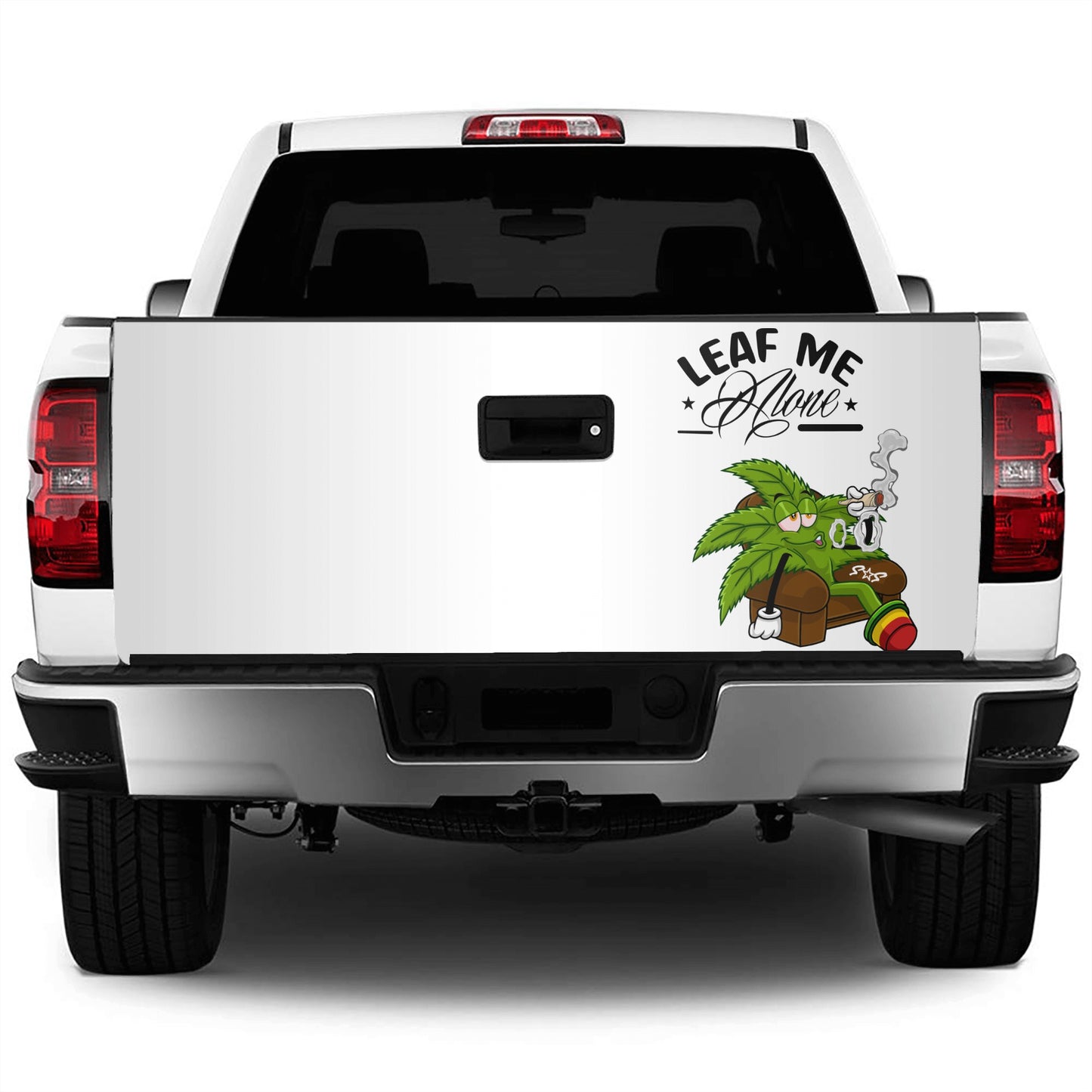 Leaf Me Alone 4/20 Edition Truck Decals Sticker