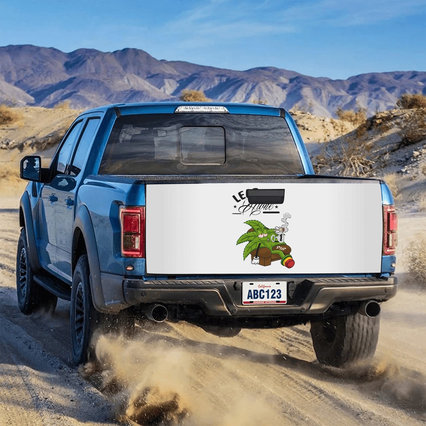 Leaf Me Alone 4/20 Edition Truck Decals Sticker