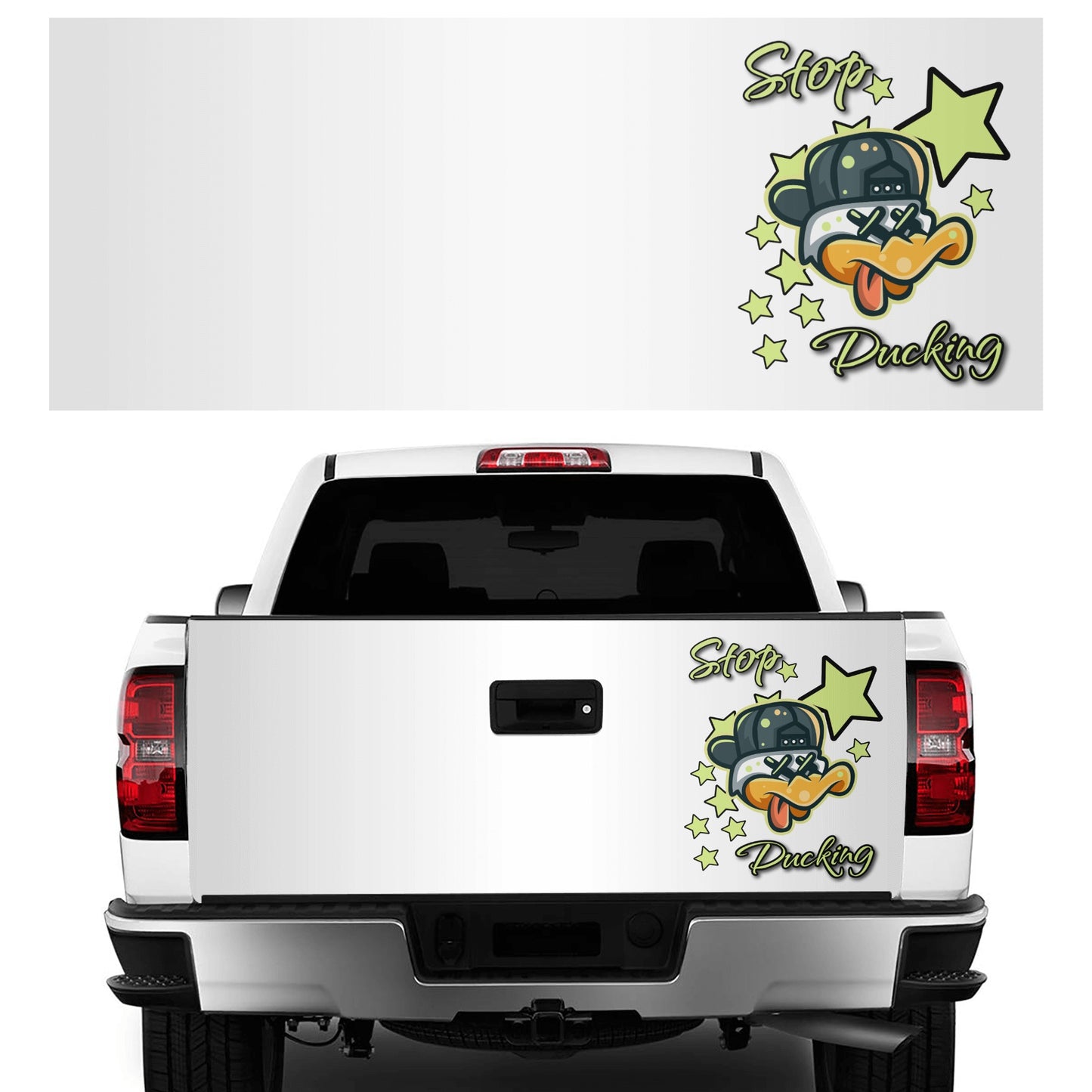 Stop Ducking 3.0 Truck Decals Sticker