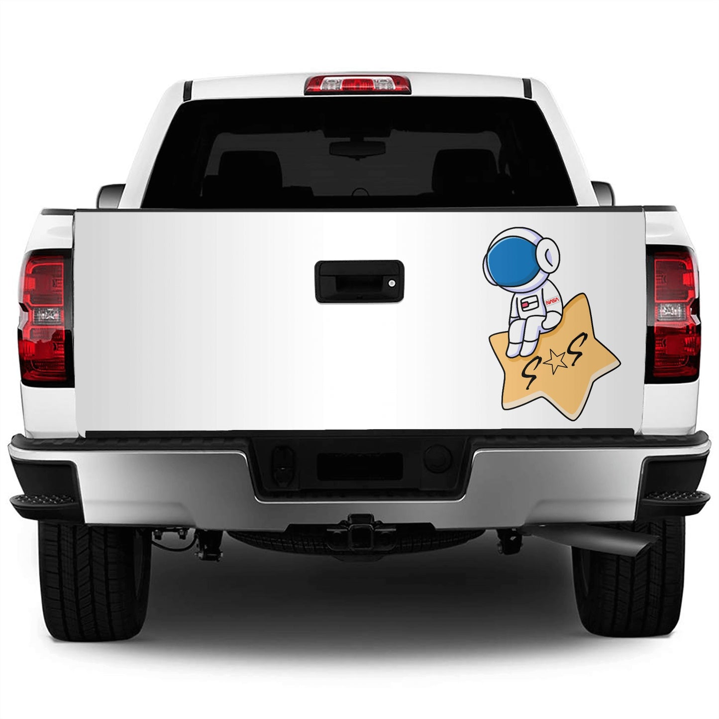 S.O.S Astronaut Truck Decals Sticker