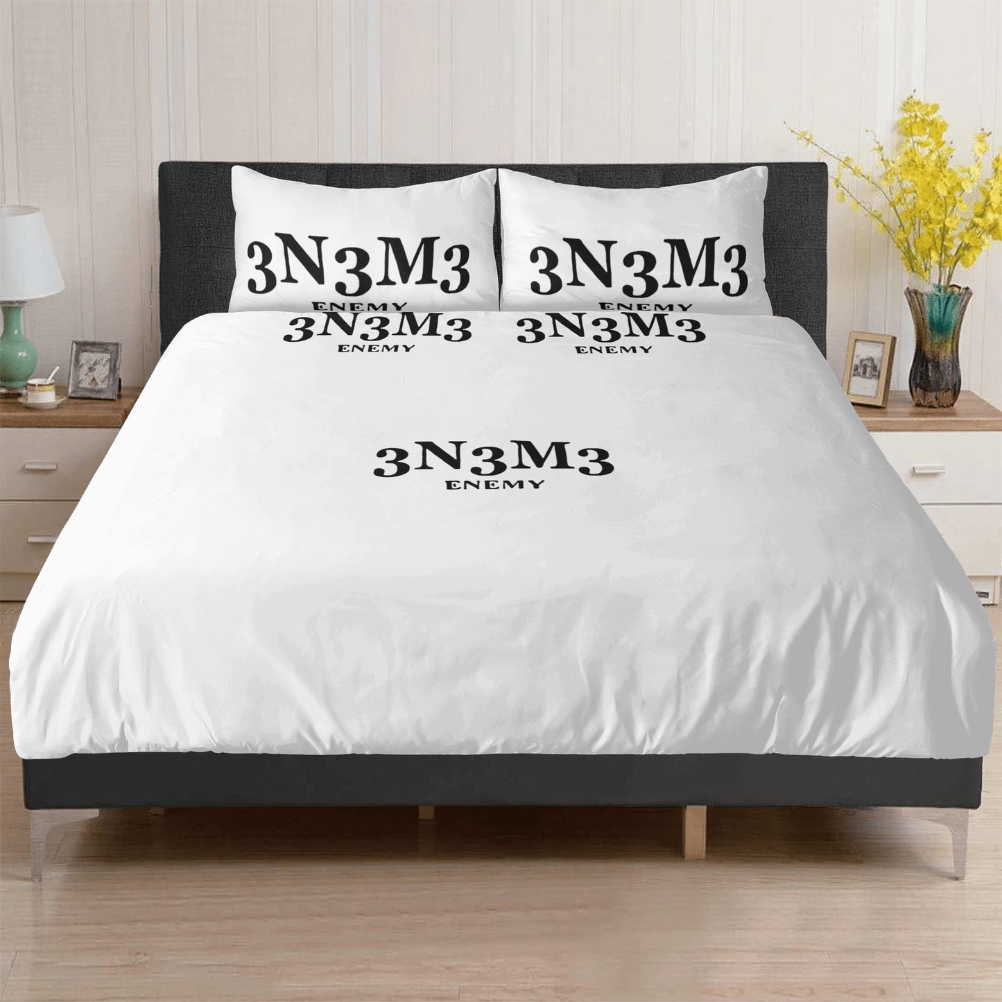 3.N.3.M.3 Enemy 3 Pcs Beddings