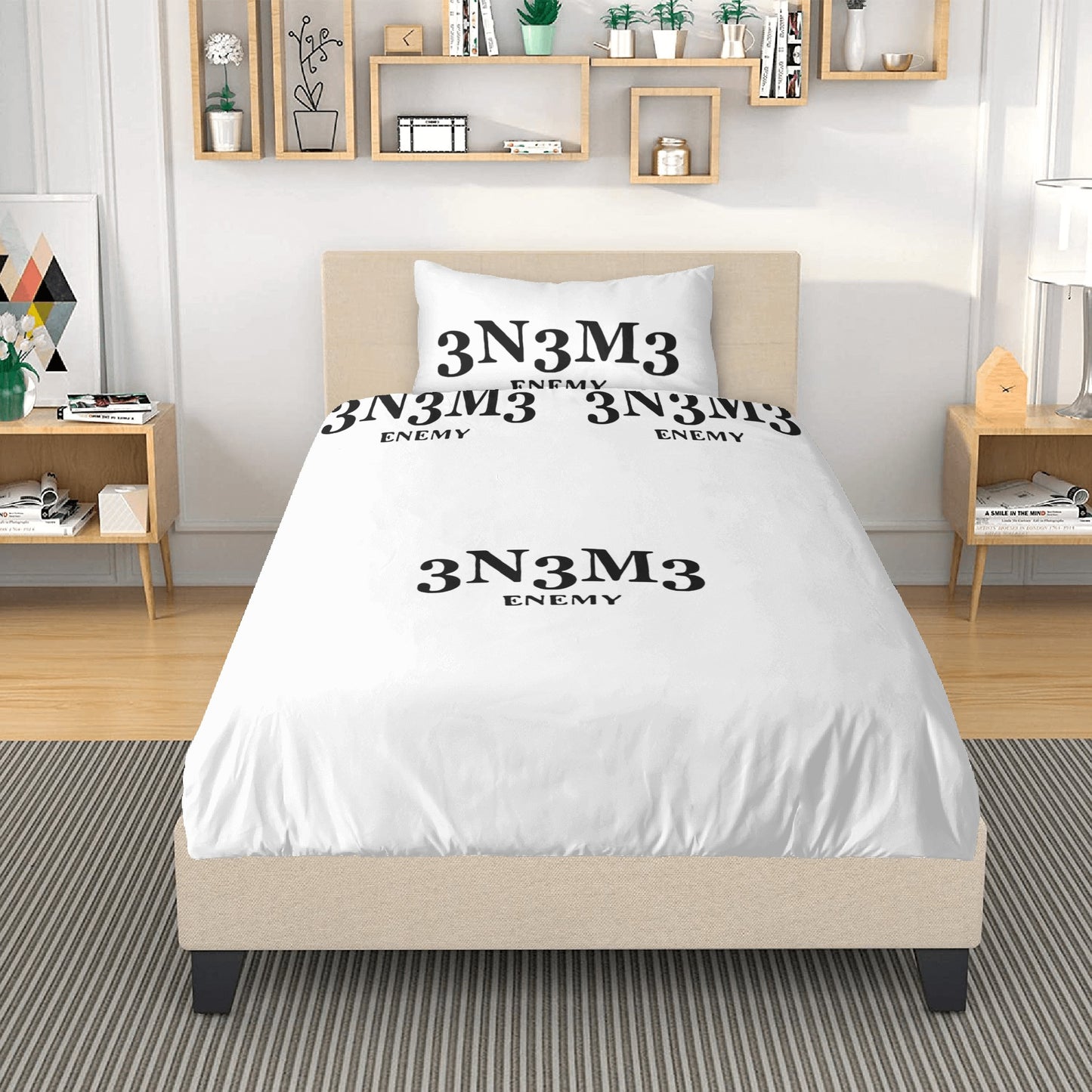 3.N.3.M.3 Enemy 3 Pcs Beddings