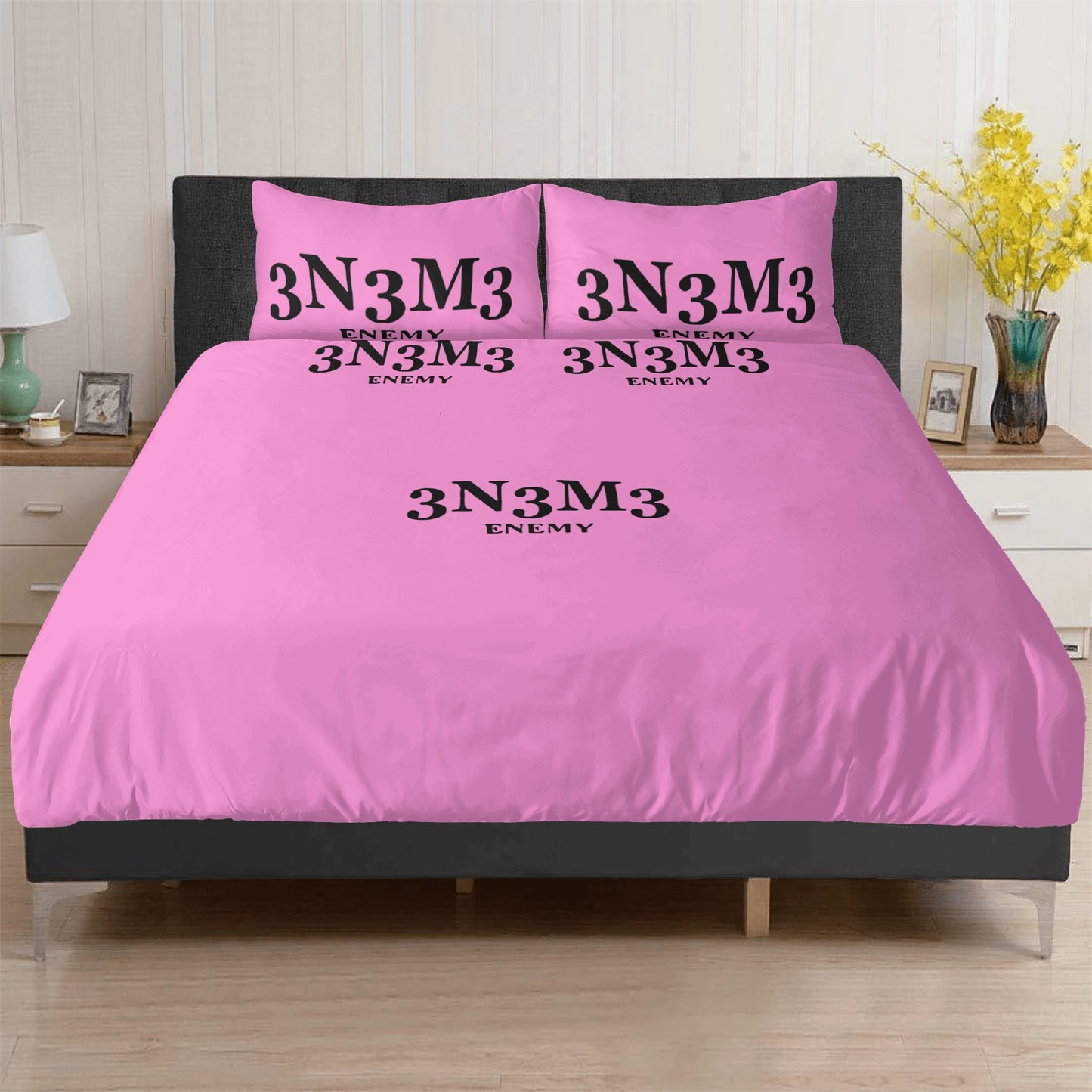 3.N.3.M.3 Enemy  3 Pcs Beddings