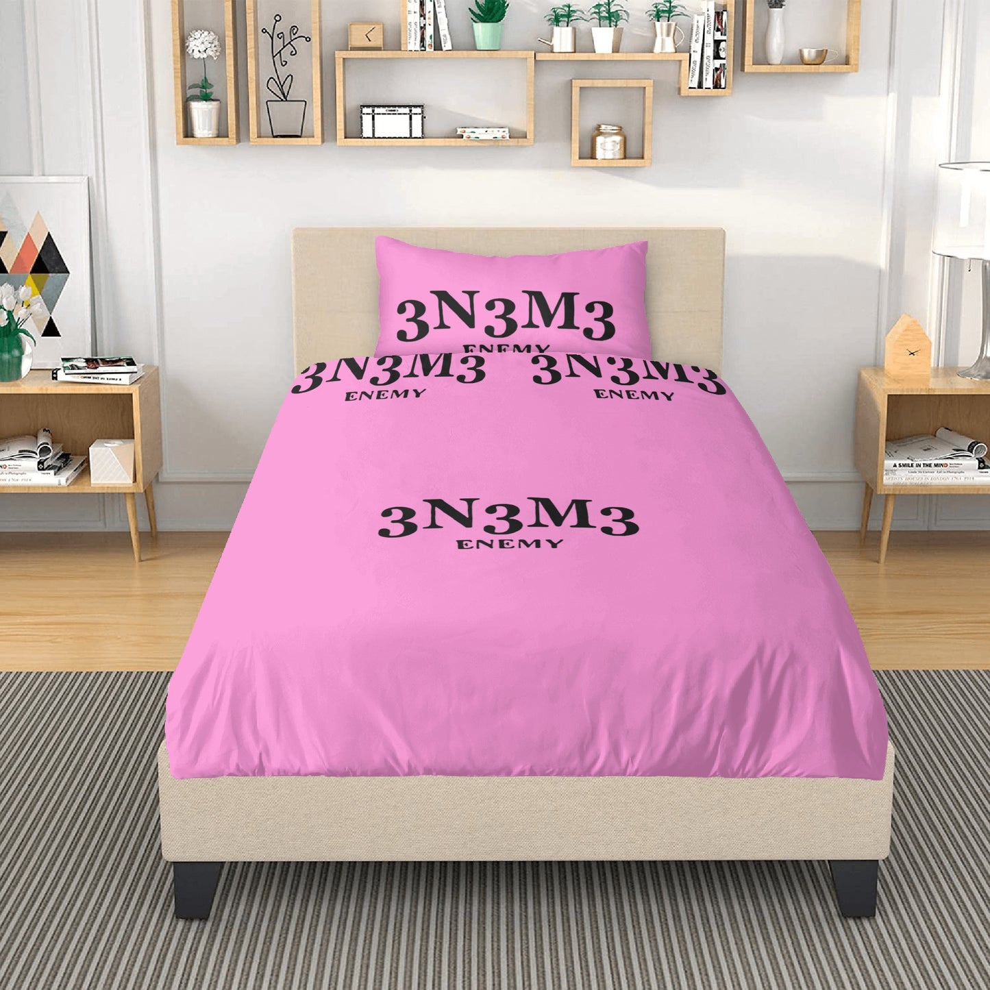 3.N.3.M.3 Enemy  3 Pcs Beddings