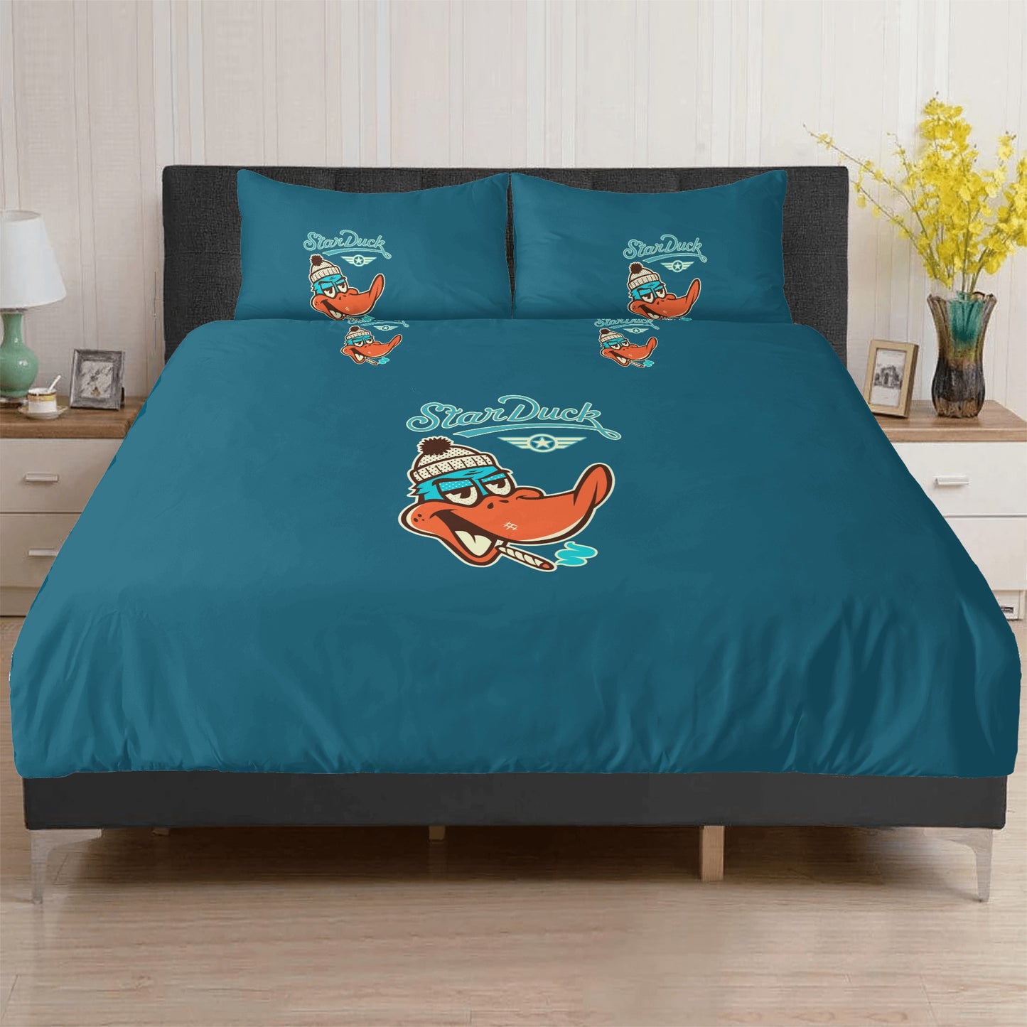 Star Duck 3 Pcs Beddings