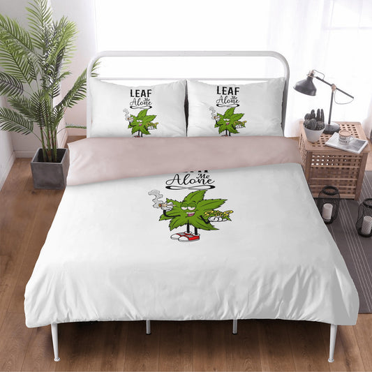 Leaf Me Alone 4/20 Edition 3 Pcs Beddings