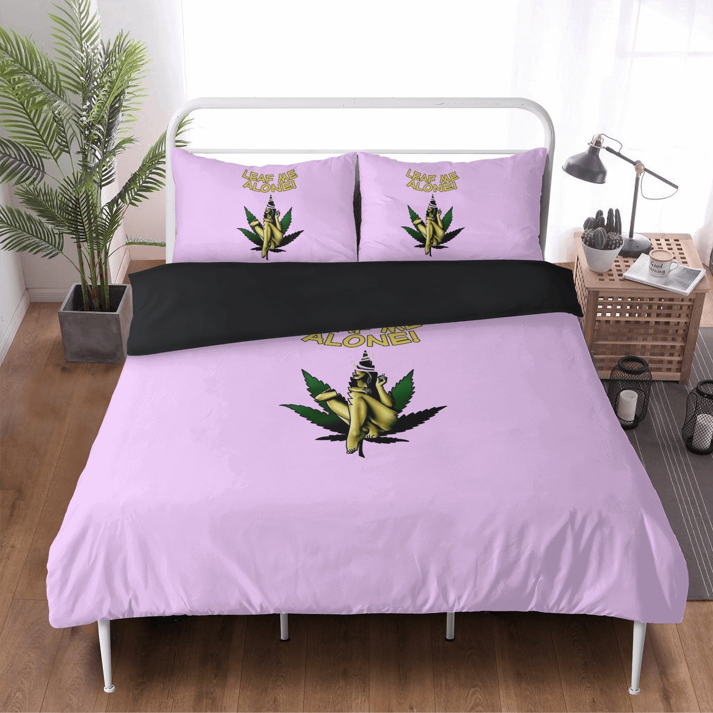 Leaf Me Alone 4/20 Edition 4.0 3 Pcs Beddings