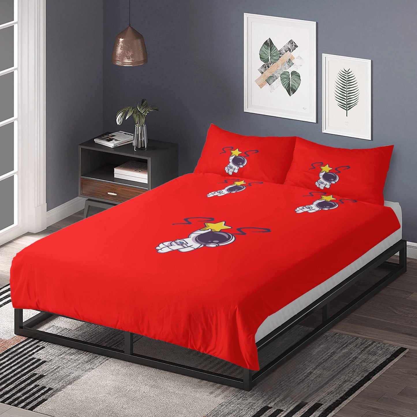 Space Man 23 3 Pcs Beddings