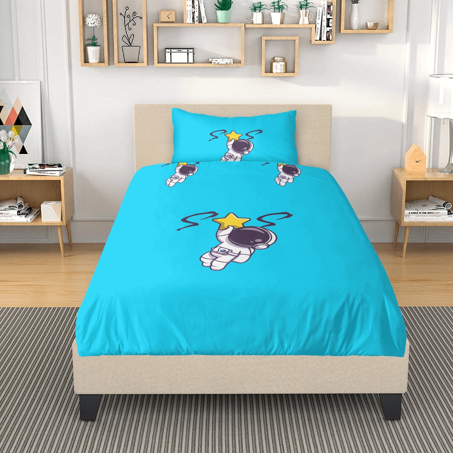 Space Man 23 3 Pcs Beddings