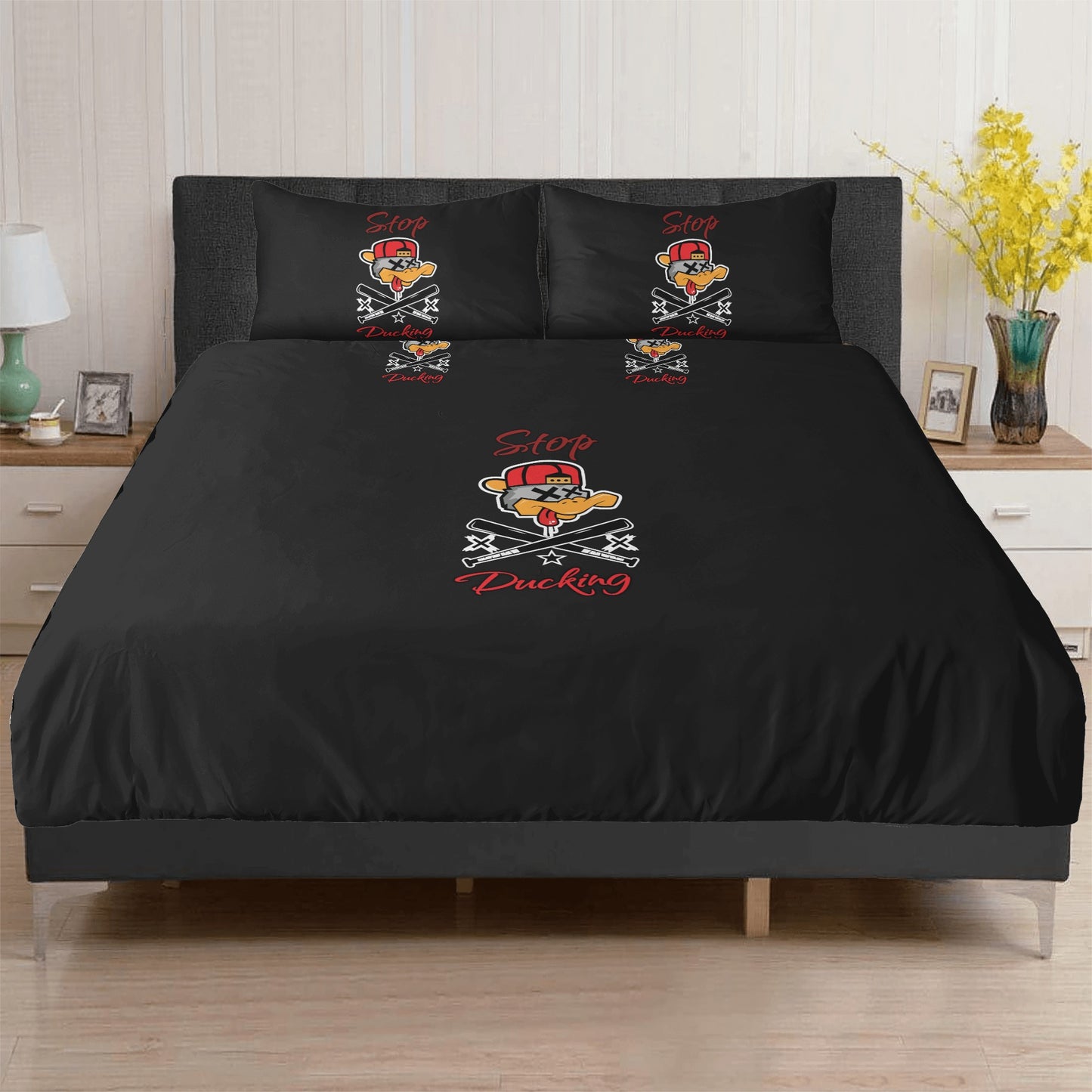 Stop Ducking 3.0 3 Pcs Beddings