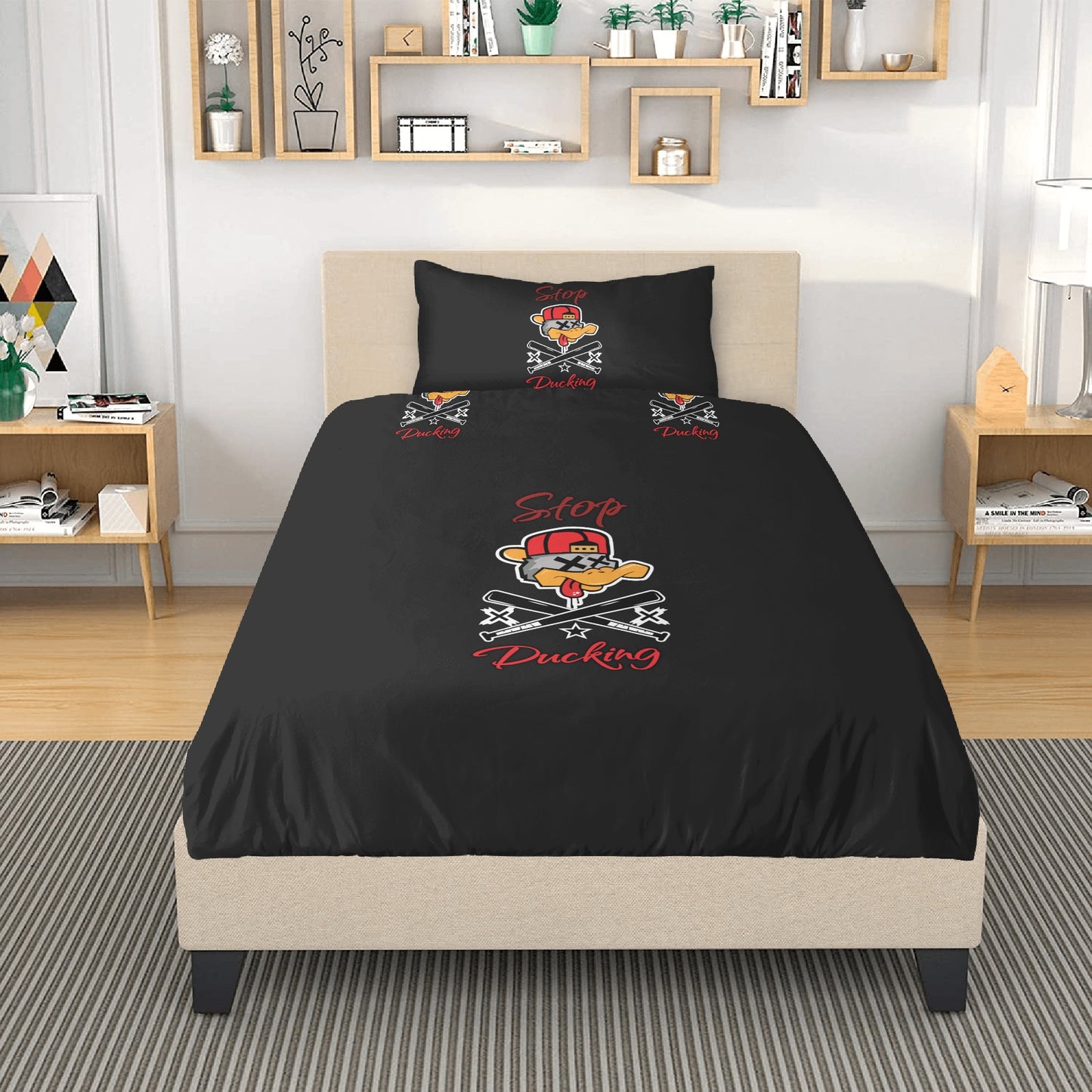 Stop Ducking 3.0 3 Pcs Beddings