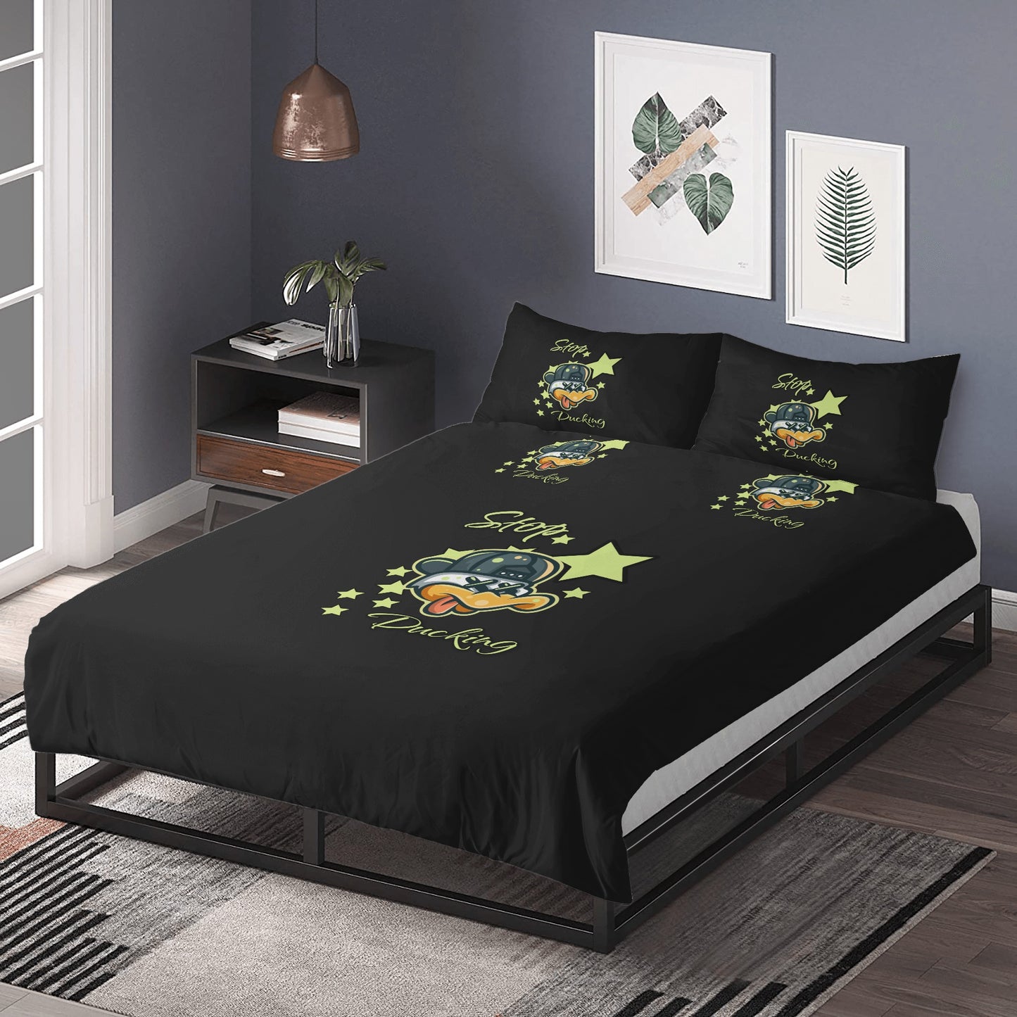 Stop Ducking 3.0 3 Pcs Beddings