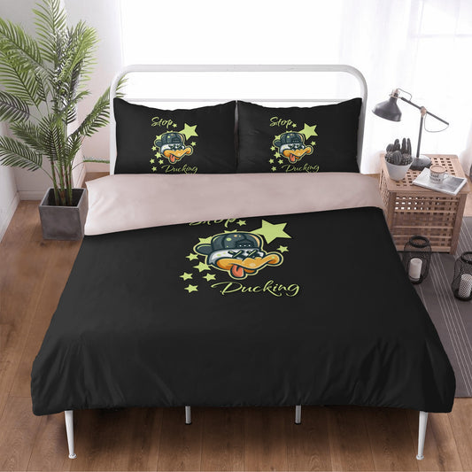 Stop Ducking 3.0 3 Pcs Beddings