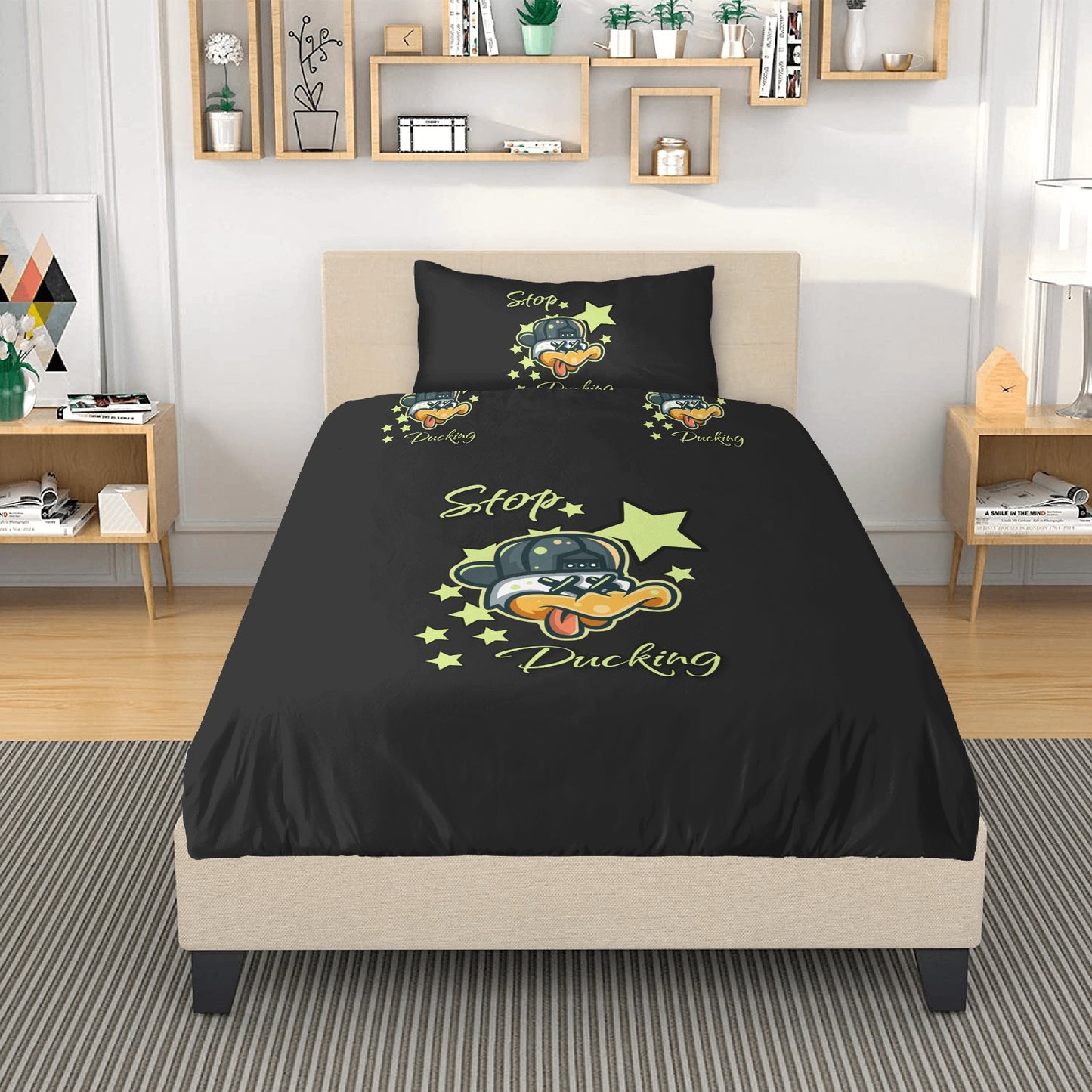 Stop Ducking 3.0 3 Pcs Beddings