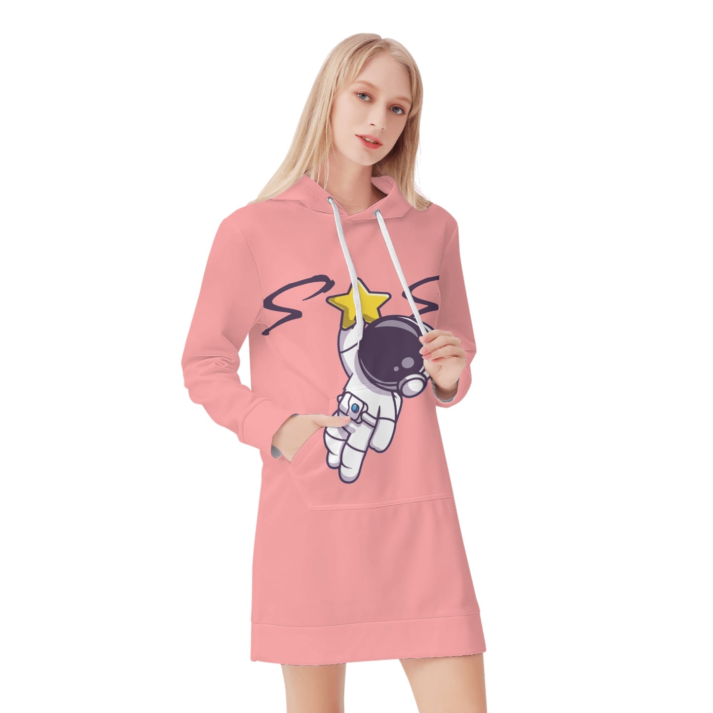 Space Man 23 Womens Hoodie Dress