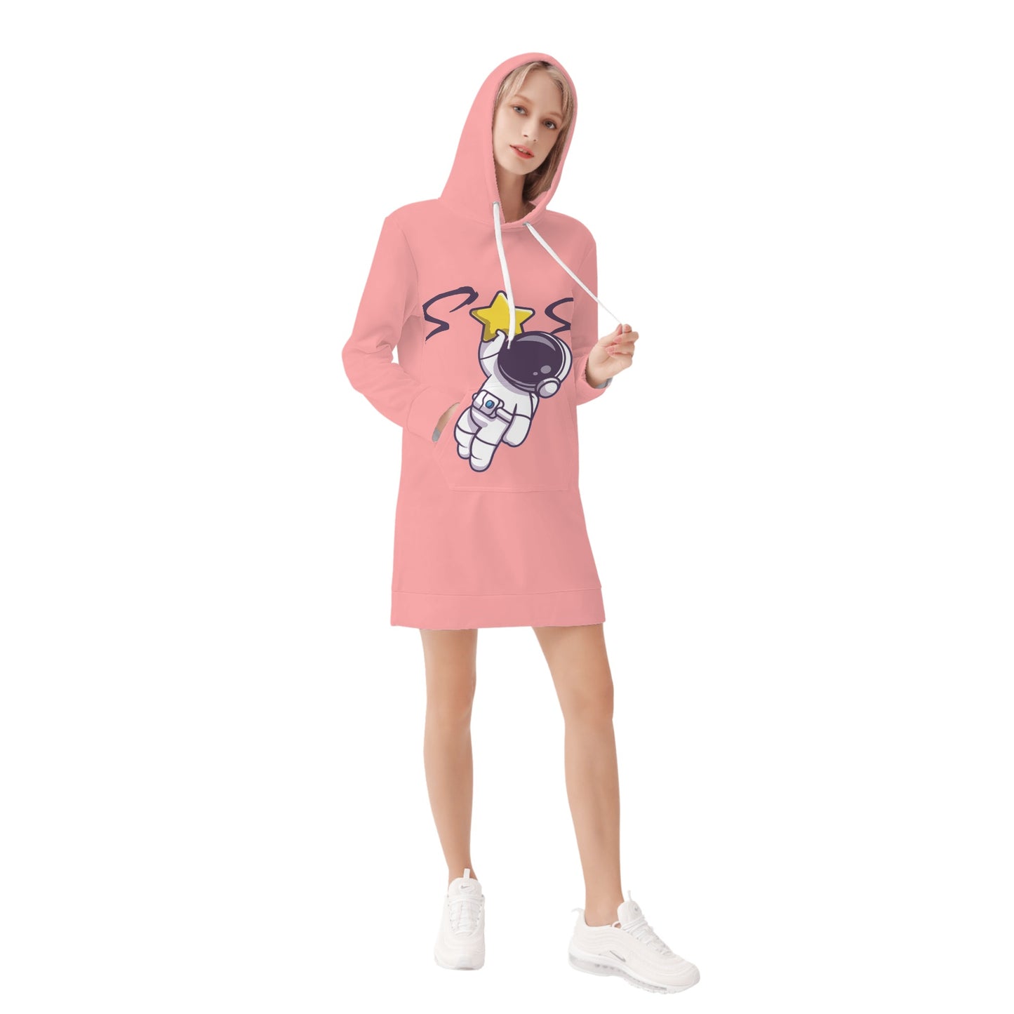 Space Man 23 Womens Hoodie Dress