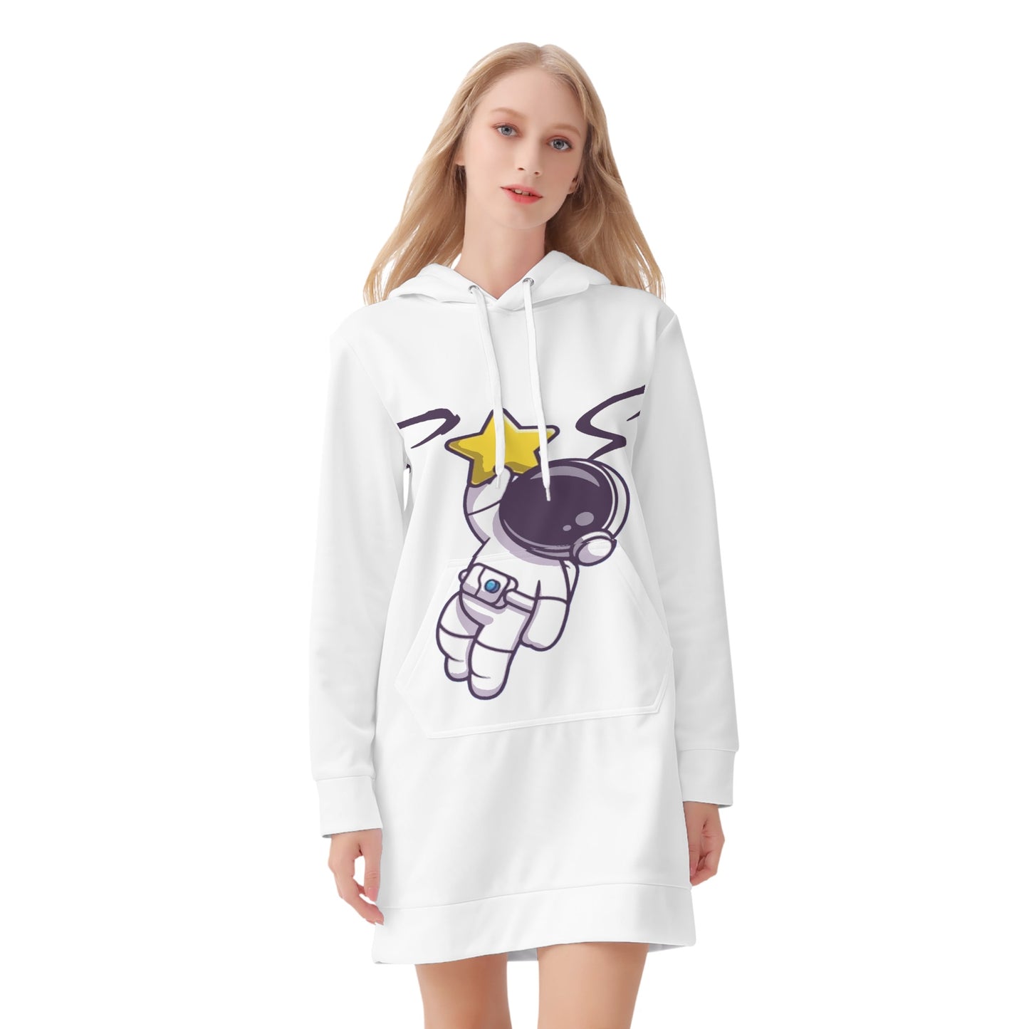 Space Man 23 Womens Hoodie Dress