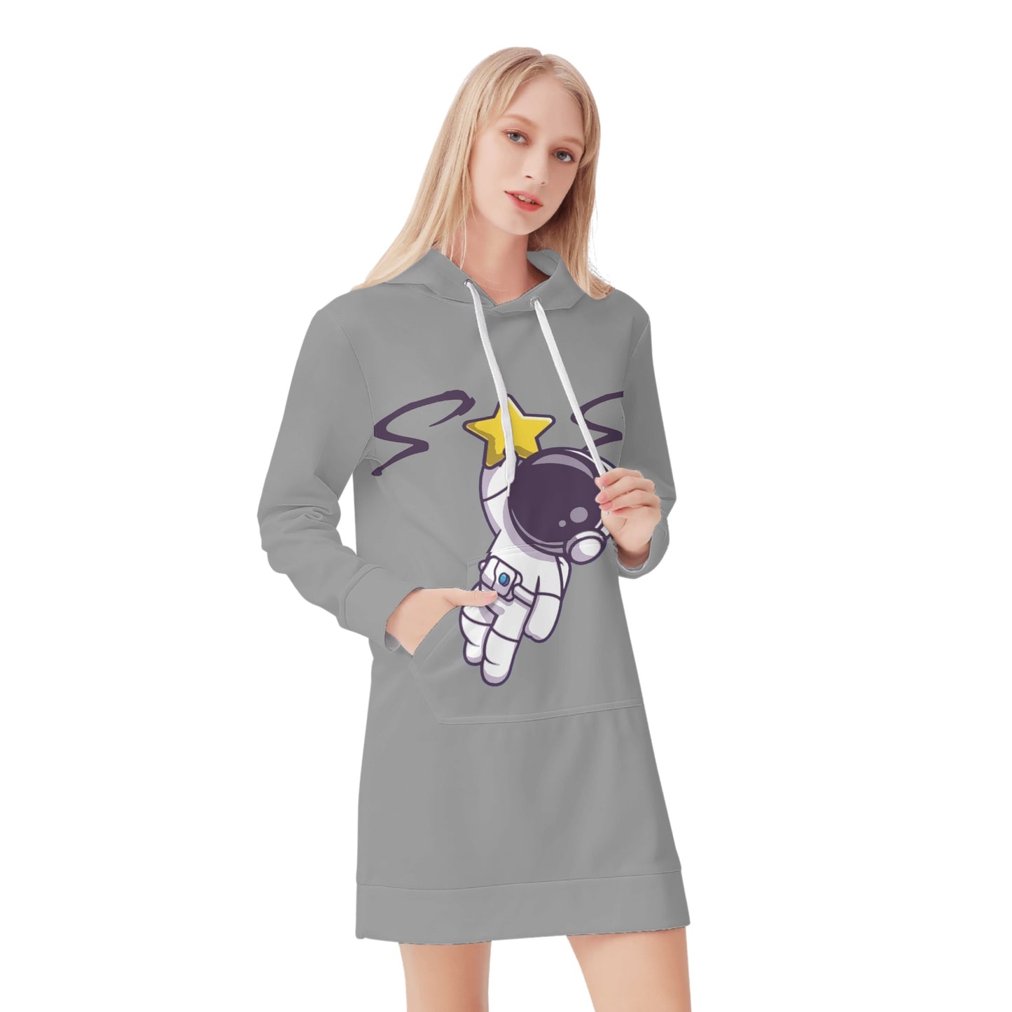 Space Man 23 Womens Hoodie Dress