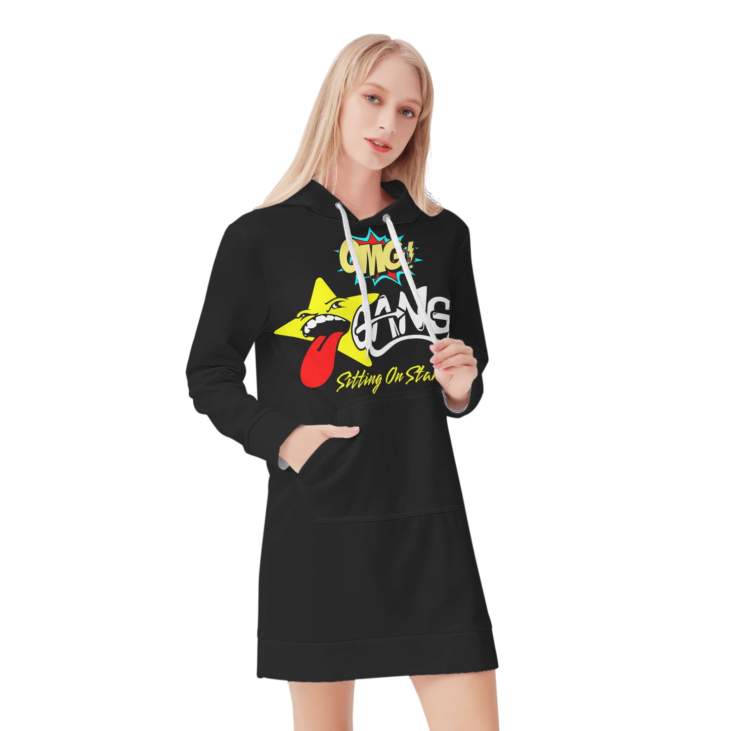 Star Gang Womens Hoodie Dress