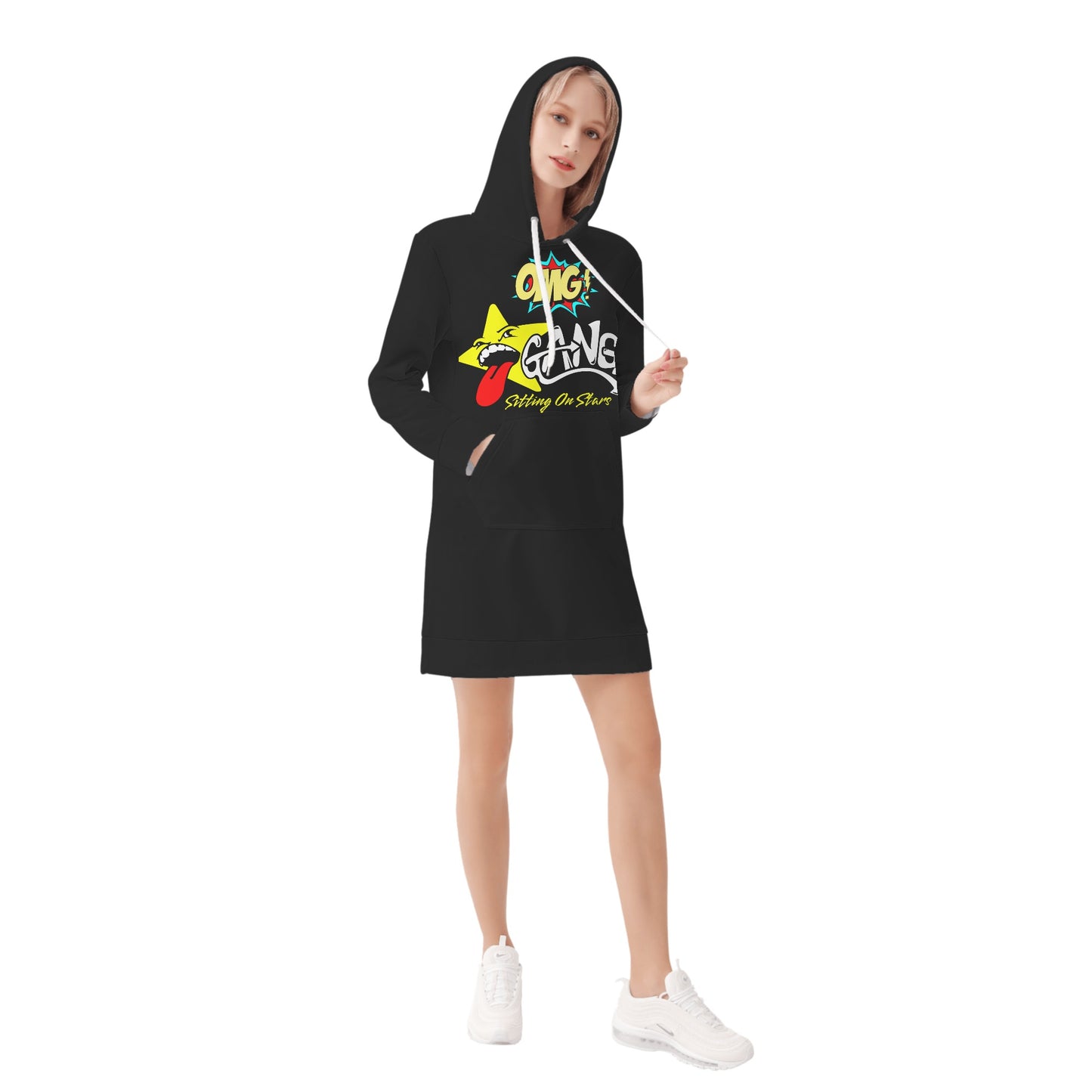 Star Gang Womens Hoodie Dress