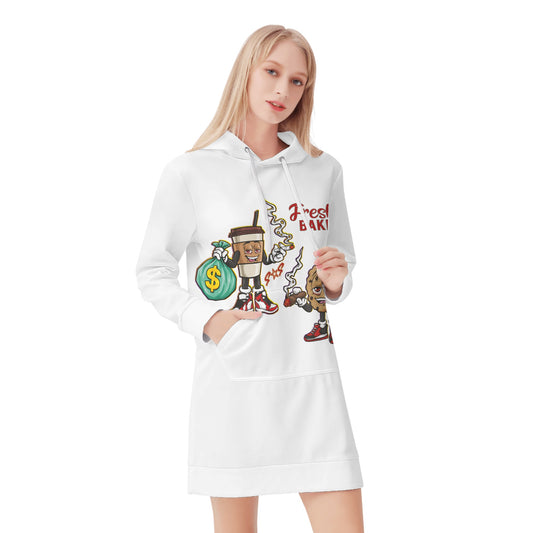 Freshly Baked 420 Edition Womens Hoodie Dress