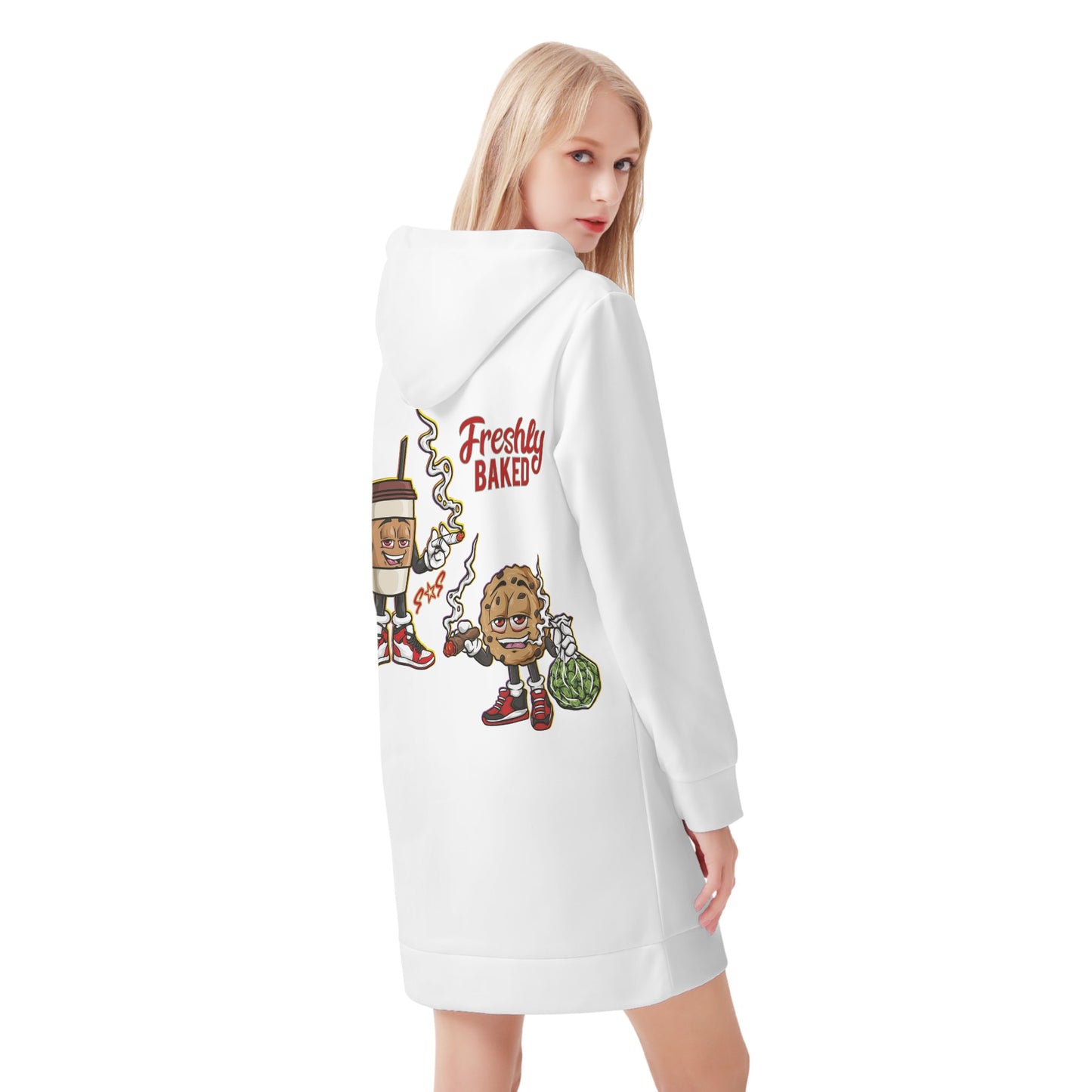 Freshly Baked 420 Edition Womens Hoodie Dress