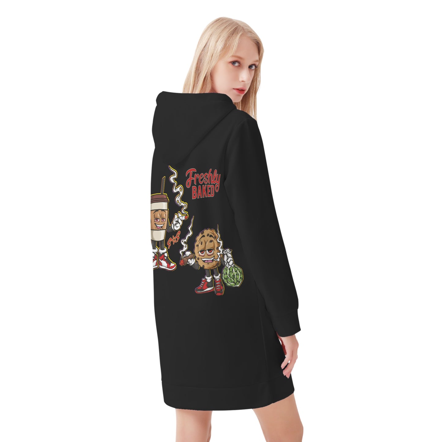 Freshly Baked 420 Edition Womens Hoodie Dress