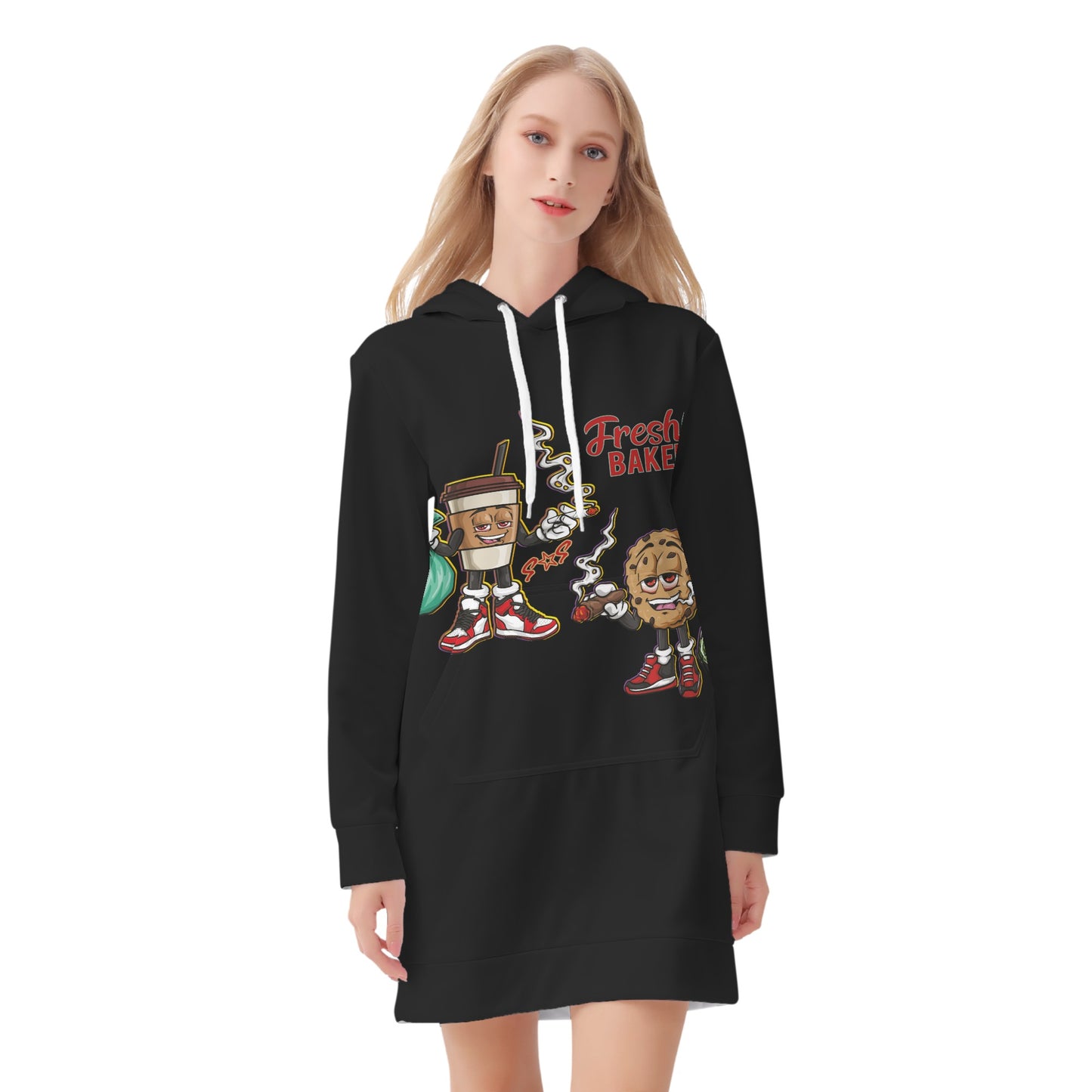 Freshly Baked 420 Edition Womens Hoodie Dress