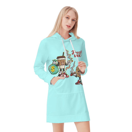 Freshly Baked 420 Edition Womens Hoodie Dress