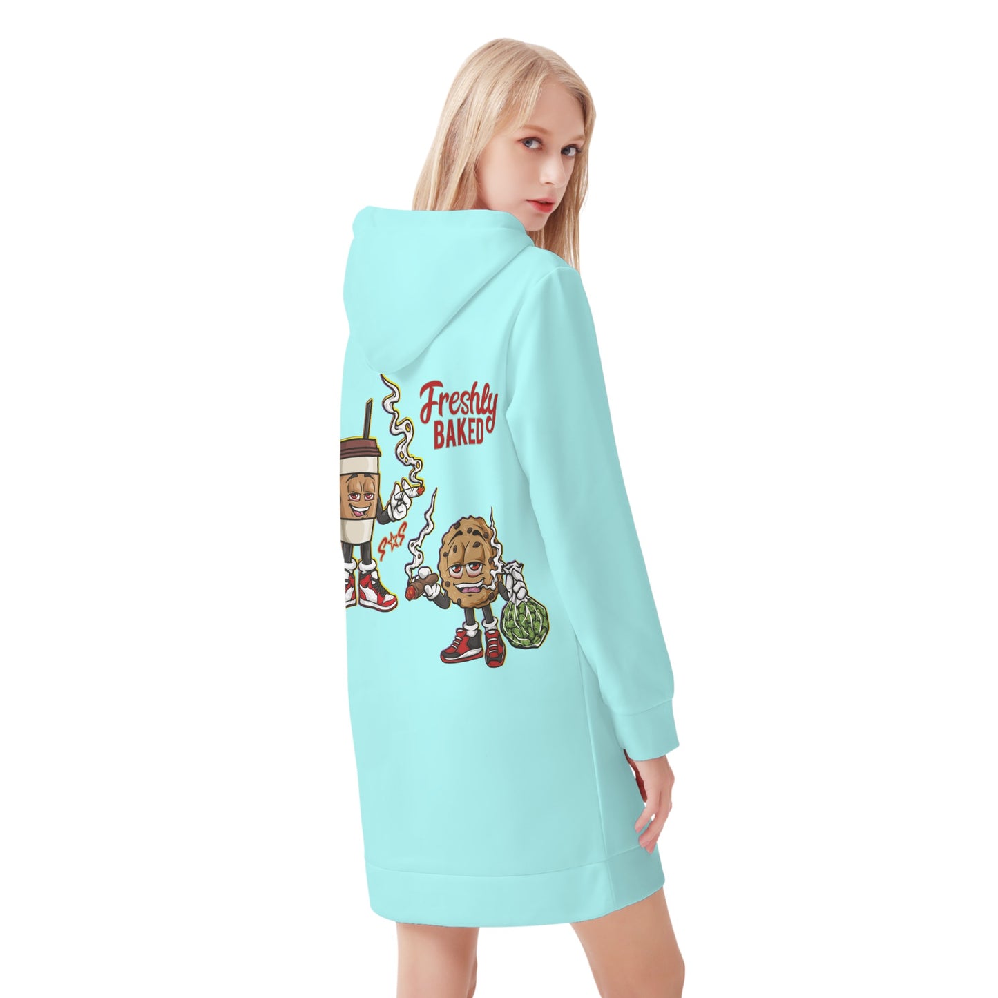 Freshly Baked 420 Edition Womens Hoodie Dress