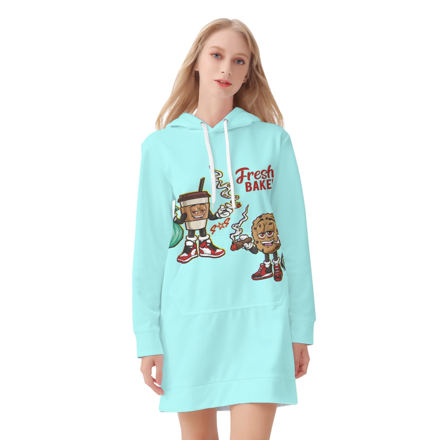 Freshly Baked 420 Edition Womens Hoodie Dress