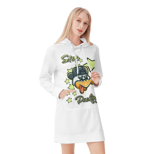 Stop Ducking 3.0 Womens Hoodie Dress