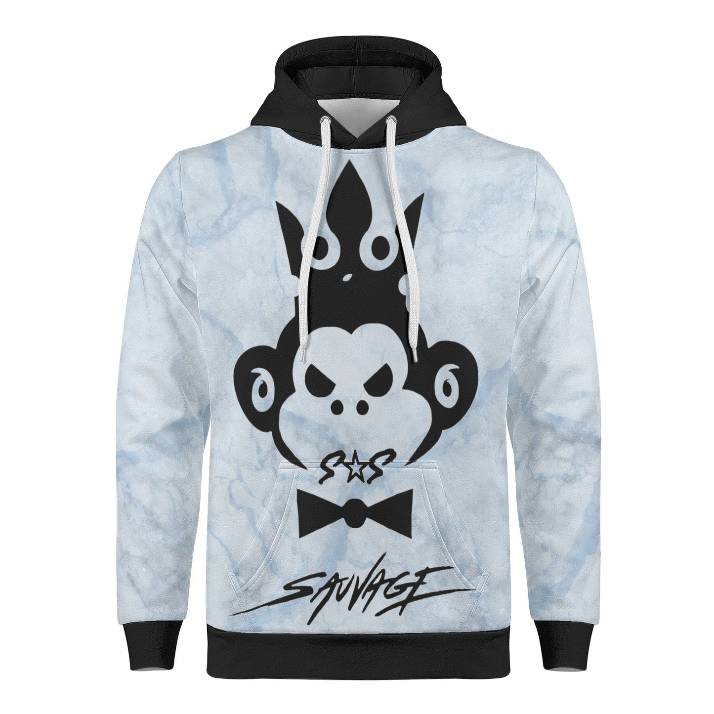 Savauge Gorilla Blue Chill Mens Hoodie