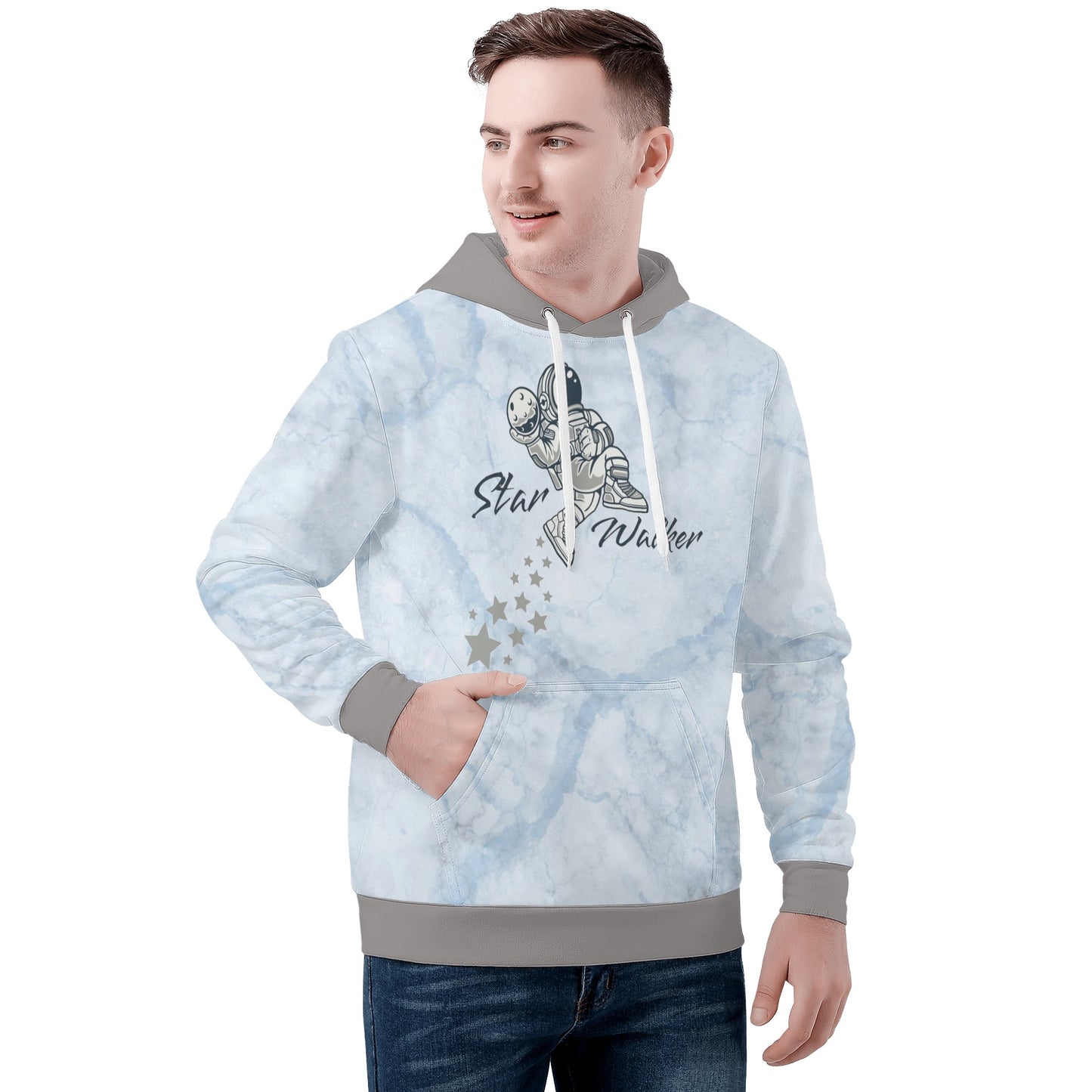 Star Walker 1.0 Blue Chill Mens Hoodie