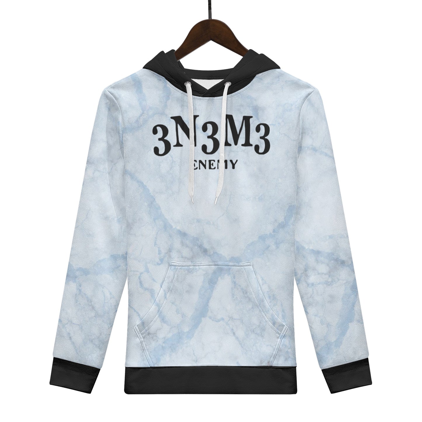 3.N.3.M.3 Enemy Blue Chill Mens Hoodie