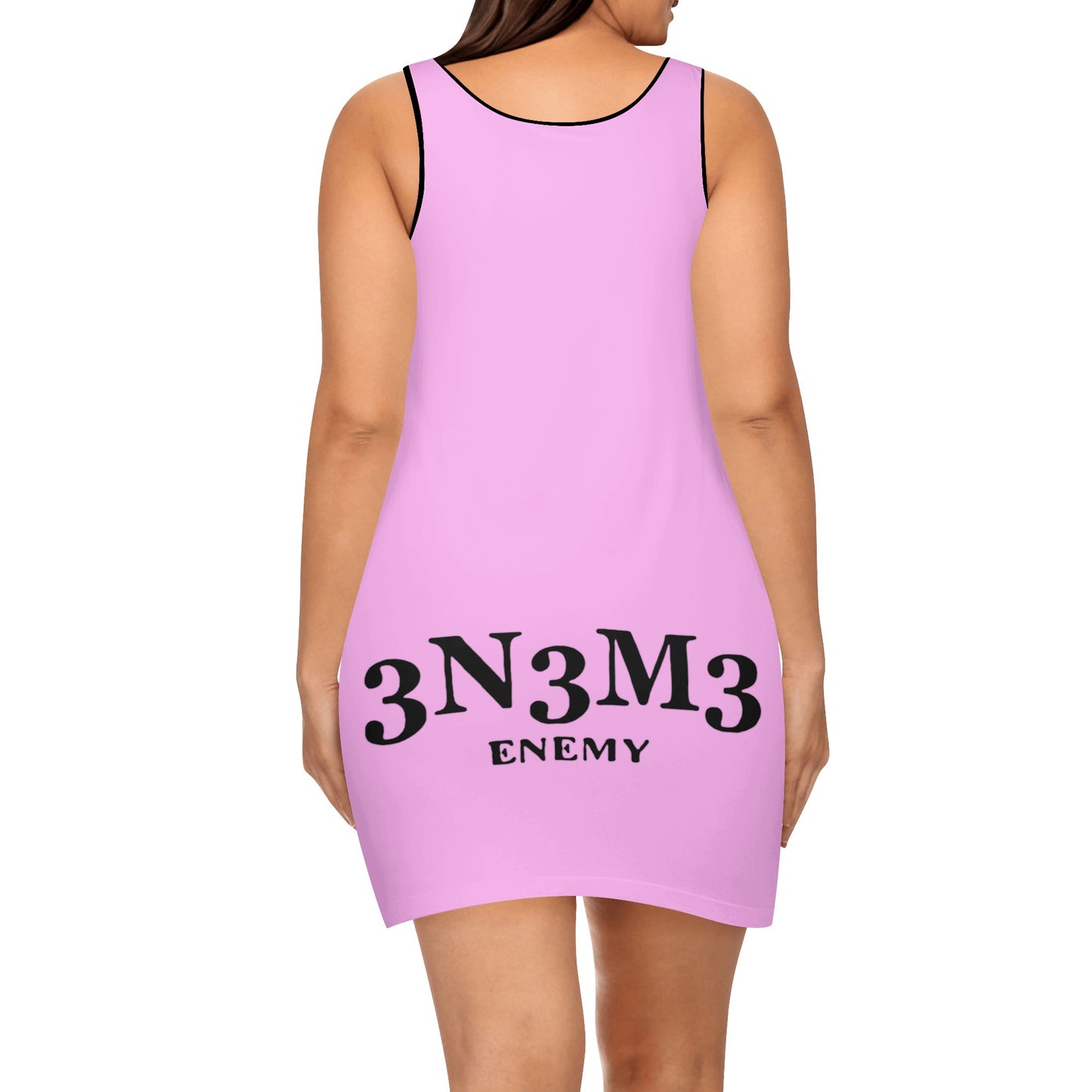 3.N.3.M.3 Enemy Womens Elegant Mini Dress