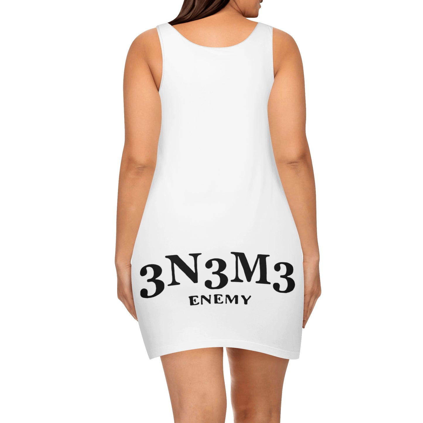 3.N.3.M.3 Enemy Womens Elegant Mini Dress