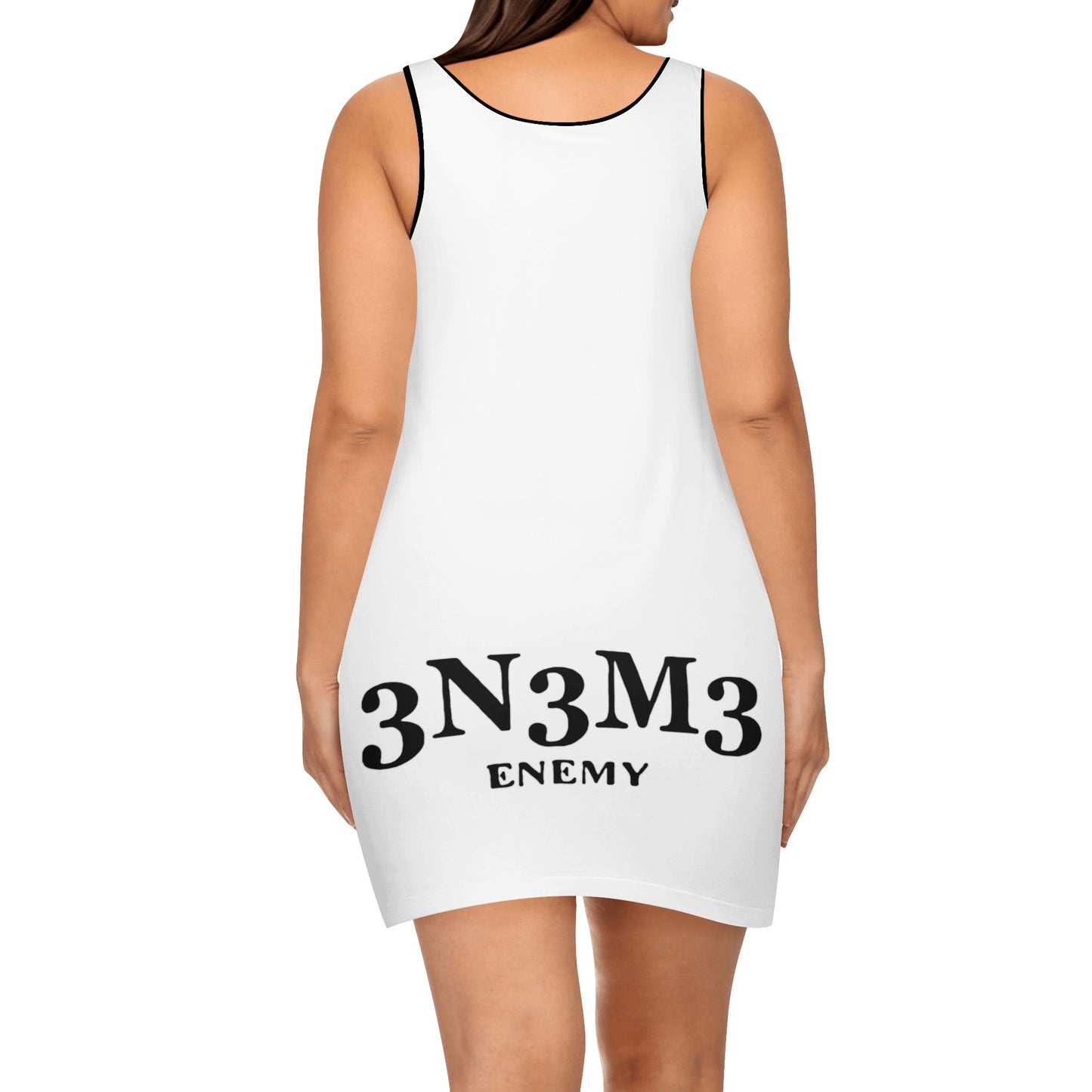 3.N.3.M.3 Enemy Womens Elegant Mini Dress