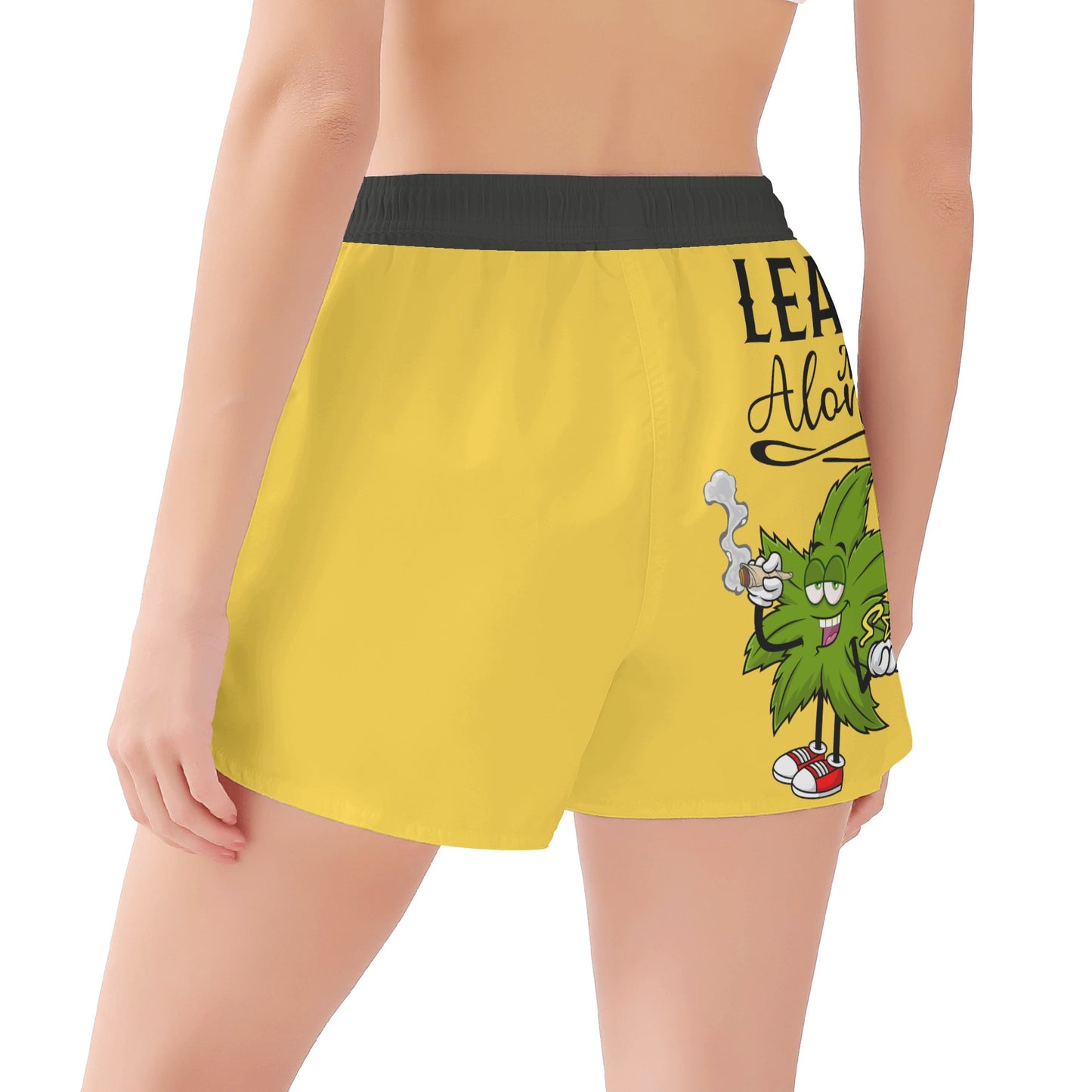 Leaf Me Alone Womens Casual Shorts