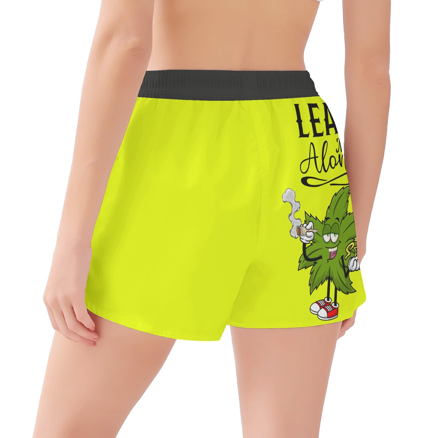 Leaf Me Alone Womens Casual Shorts